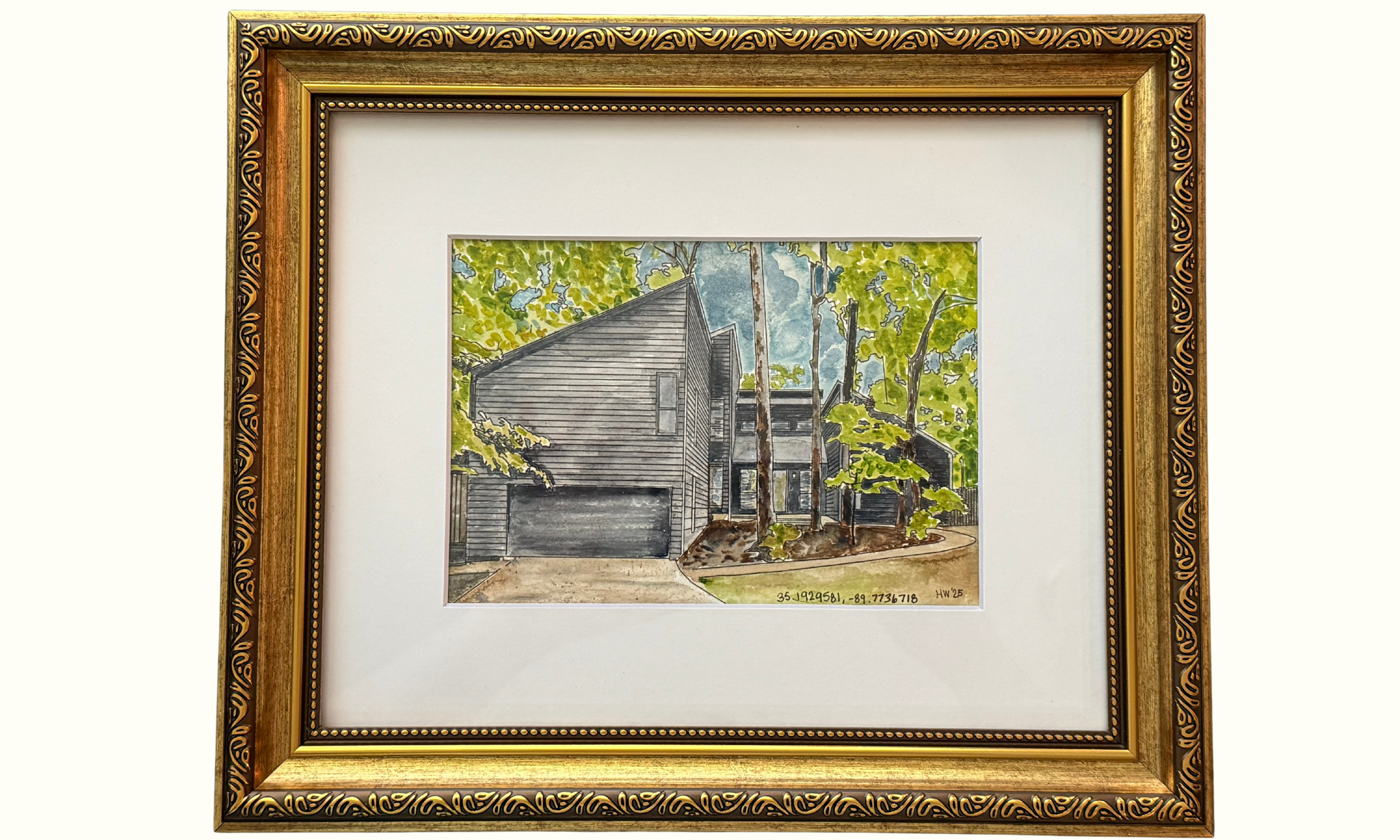 Watercolor Housewarming Gift