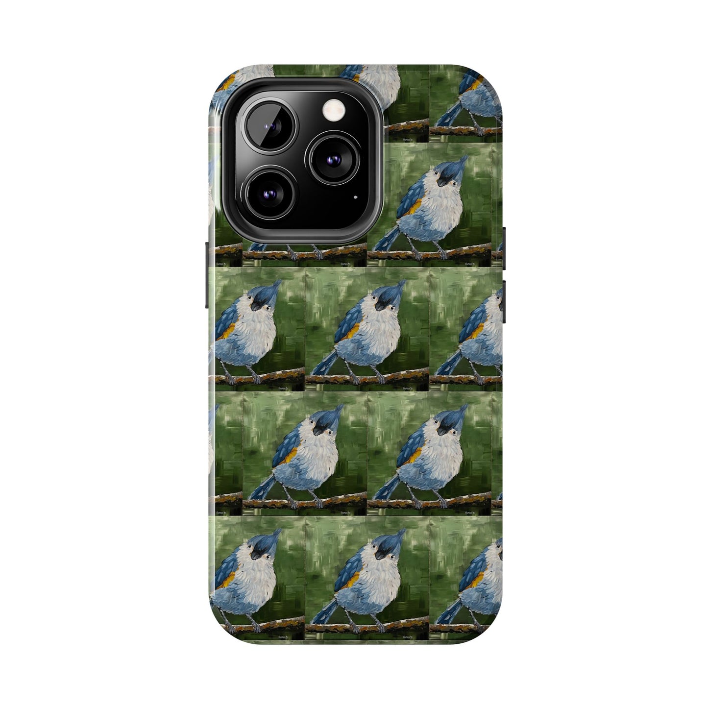Phone Case: Titmouse Bird Tough Phone Case - BirdInspired Design