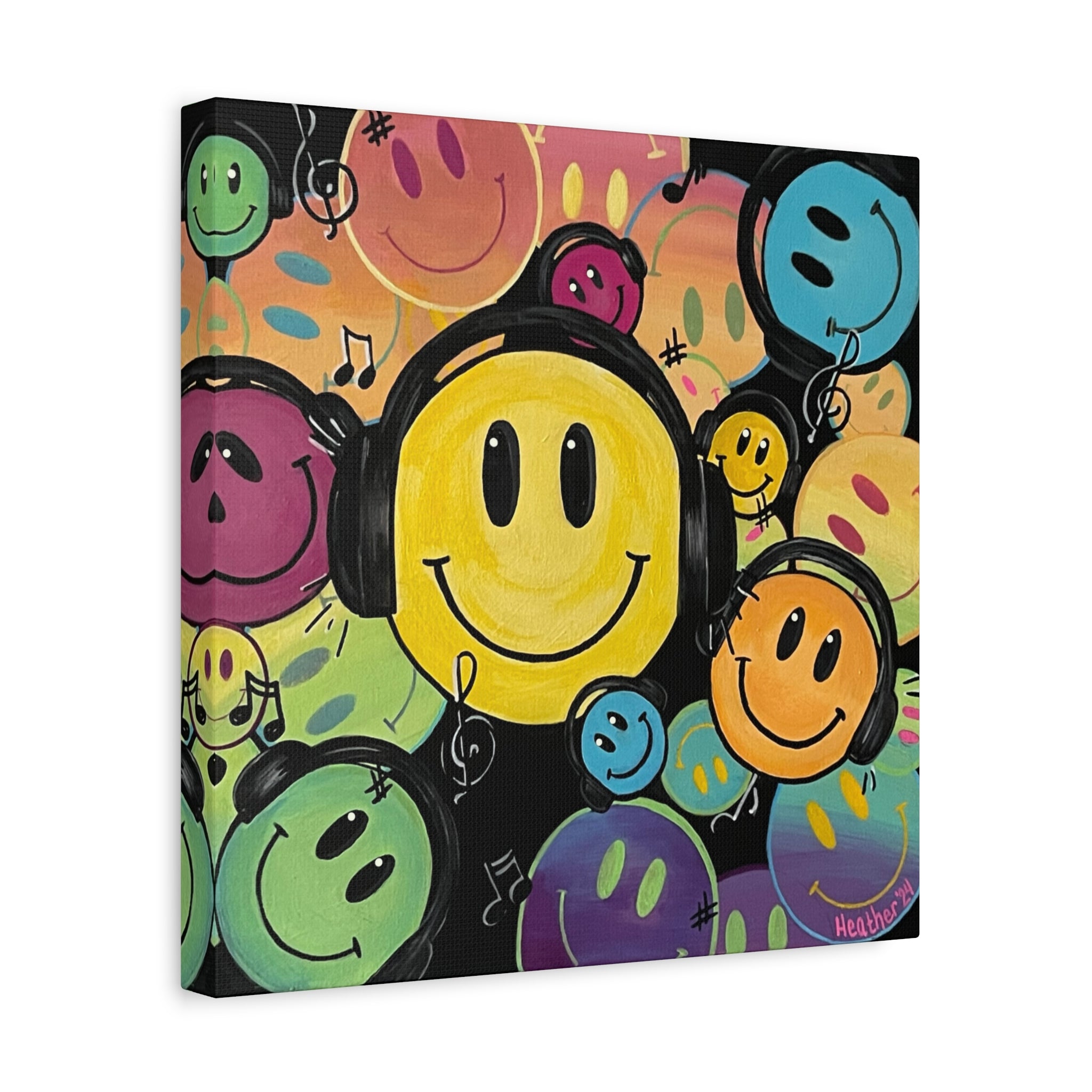 Art: Smile Verse Canvas Print