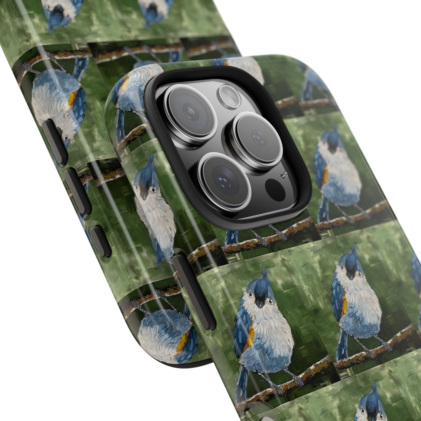 Phone Case: Titmouse Bird Tough Phone Case - BirdInspired Design