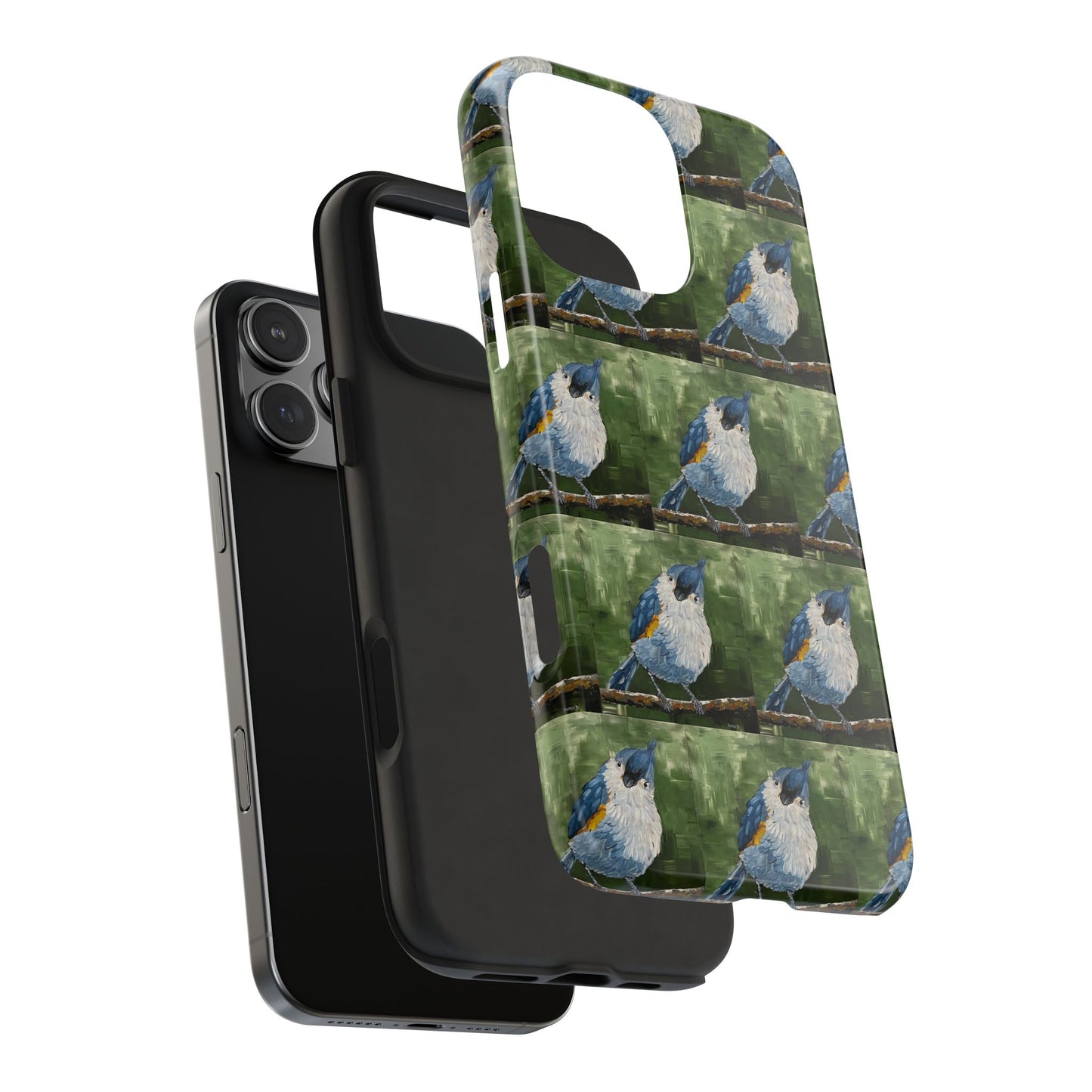 Phone Case: Titmouse Bird Tough Phone Case - BirdInspired Design