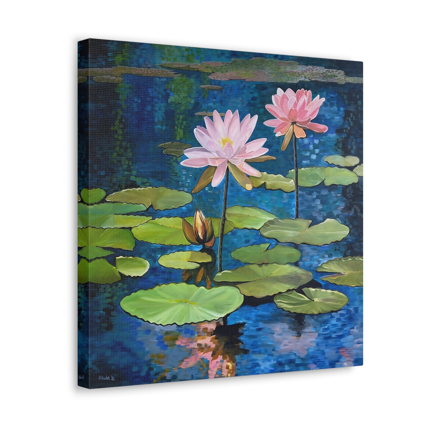 Art: Lotus Flower Canvas Print