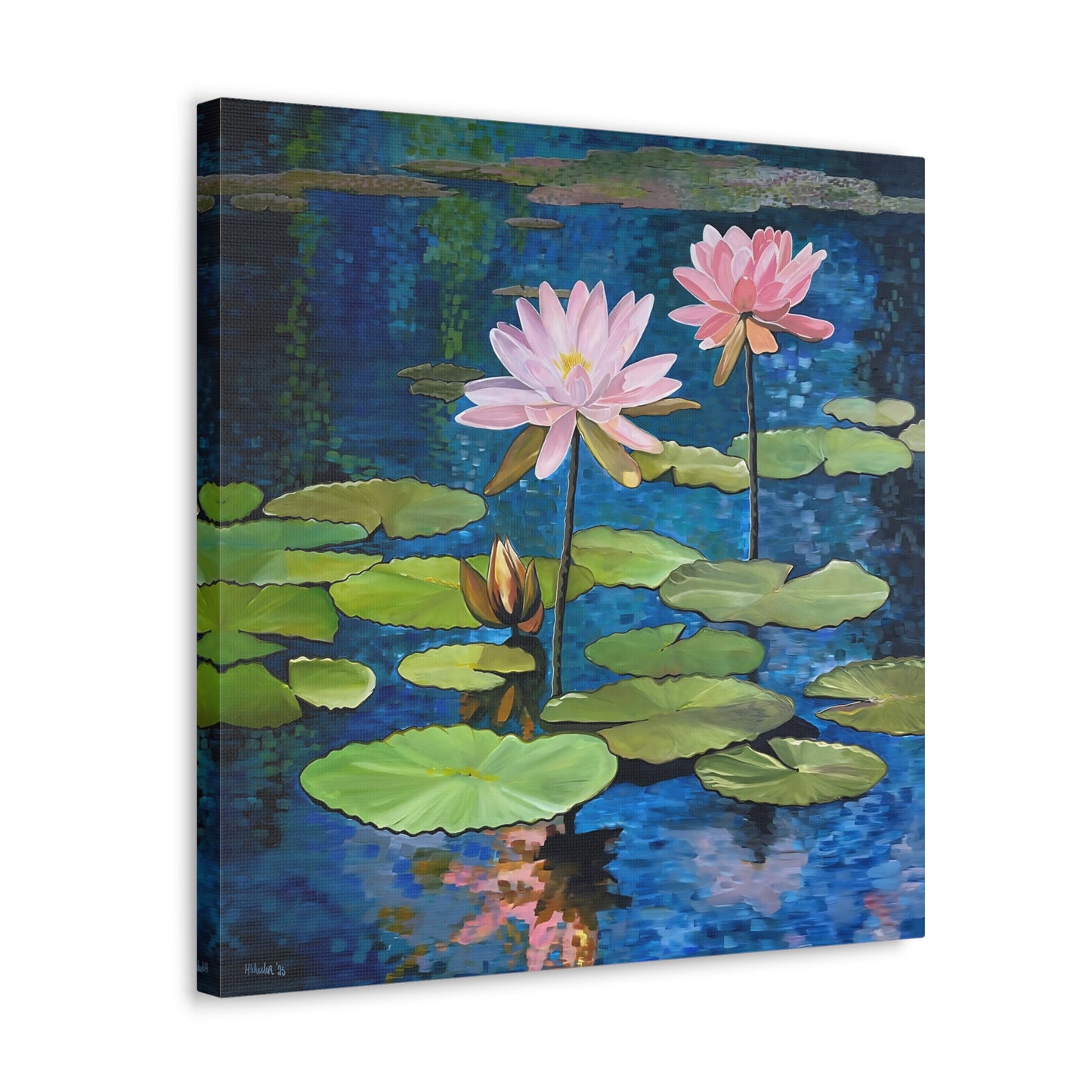 Art: Lotus Flower Canvas Print
