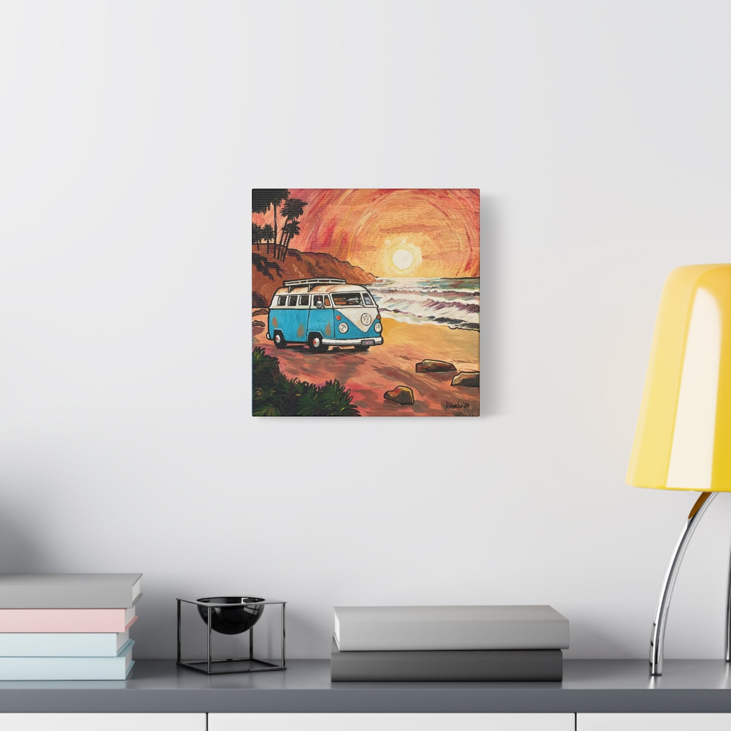 Art: California Beach Canvas Print