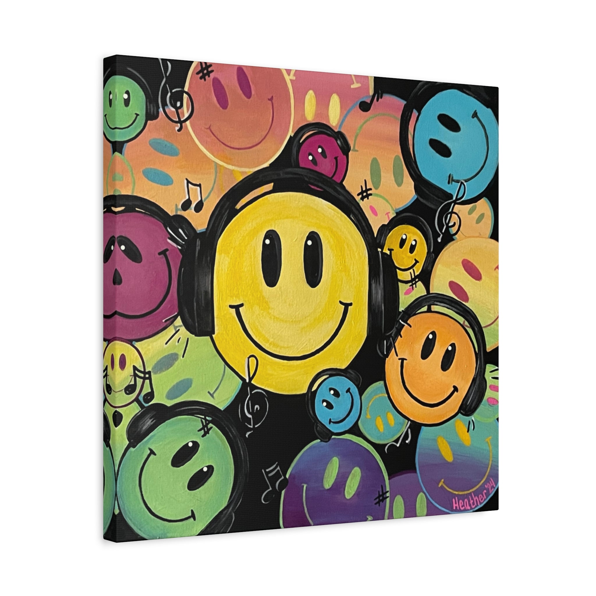 Art: Smile Verse Canvas Print
