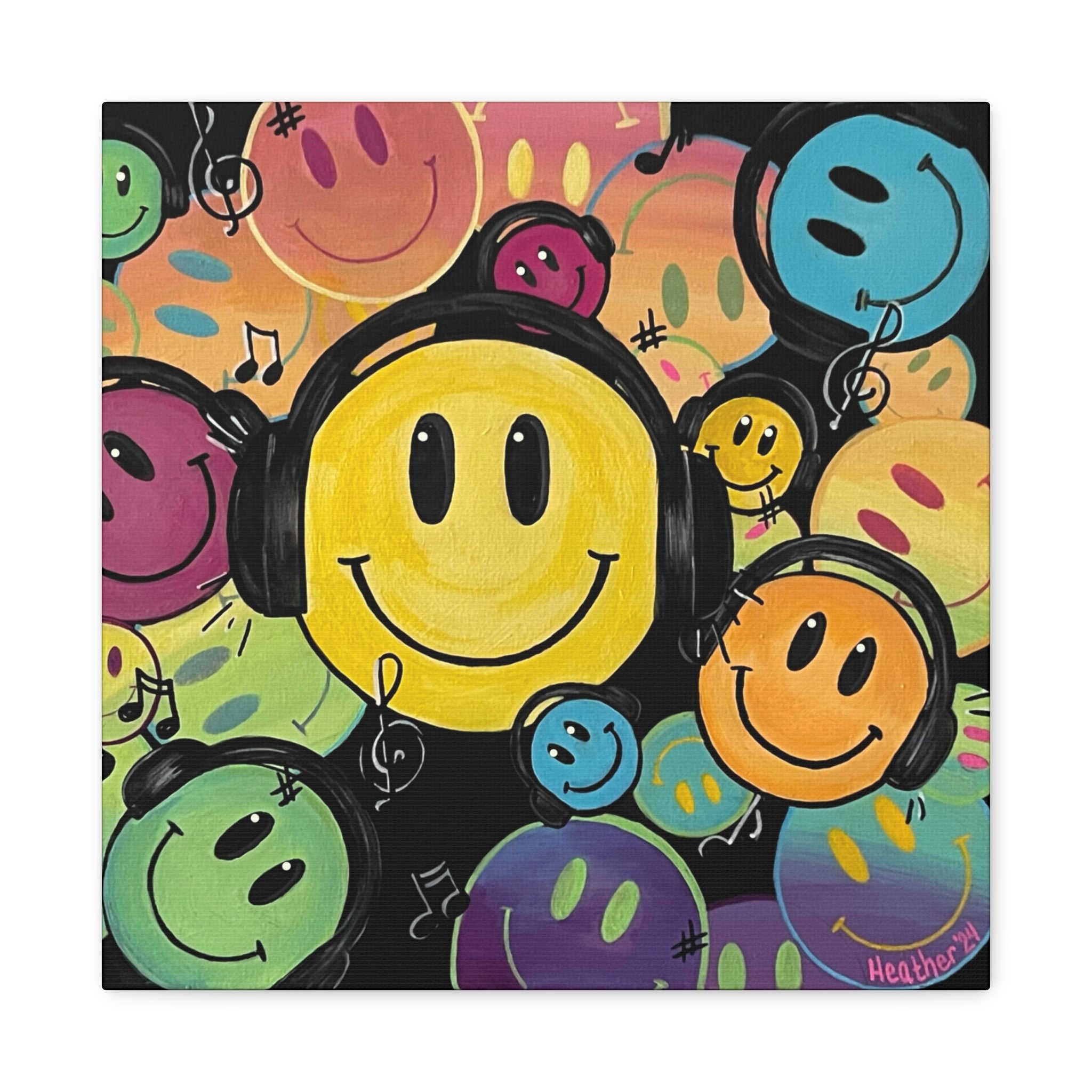 Art: Smile Verse Canvas Print