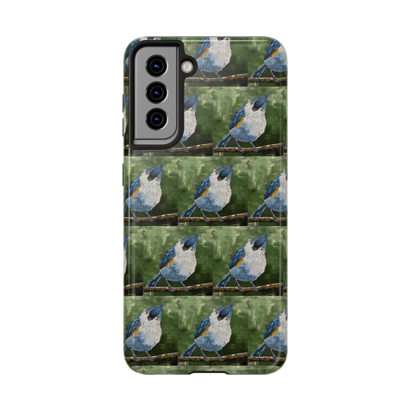 Phone Case: Titmouse Bird Tough Phone Case - BirdInspired Design