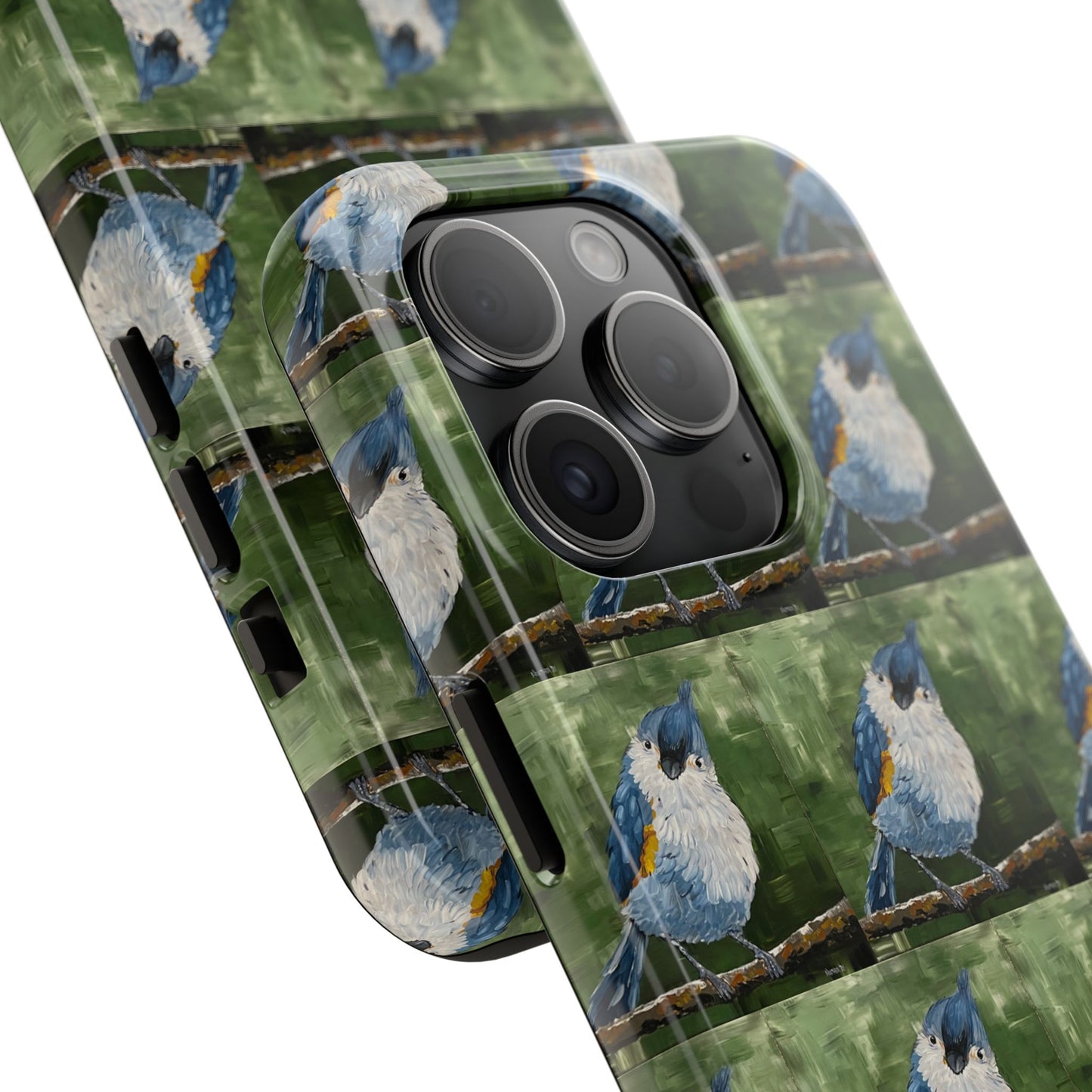 Phone Case: Titmouse Bird Tough Phone Case - BirdInspired Design