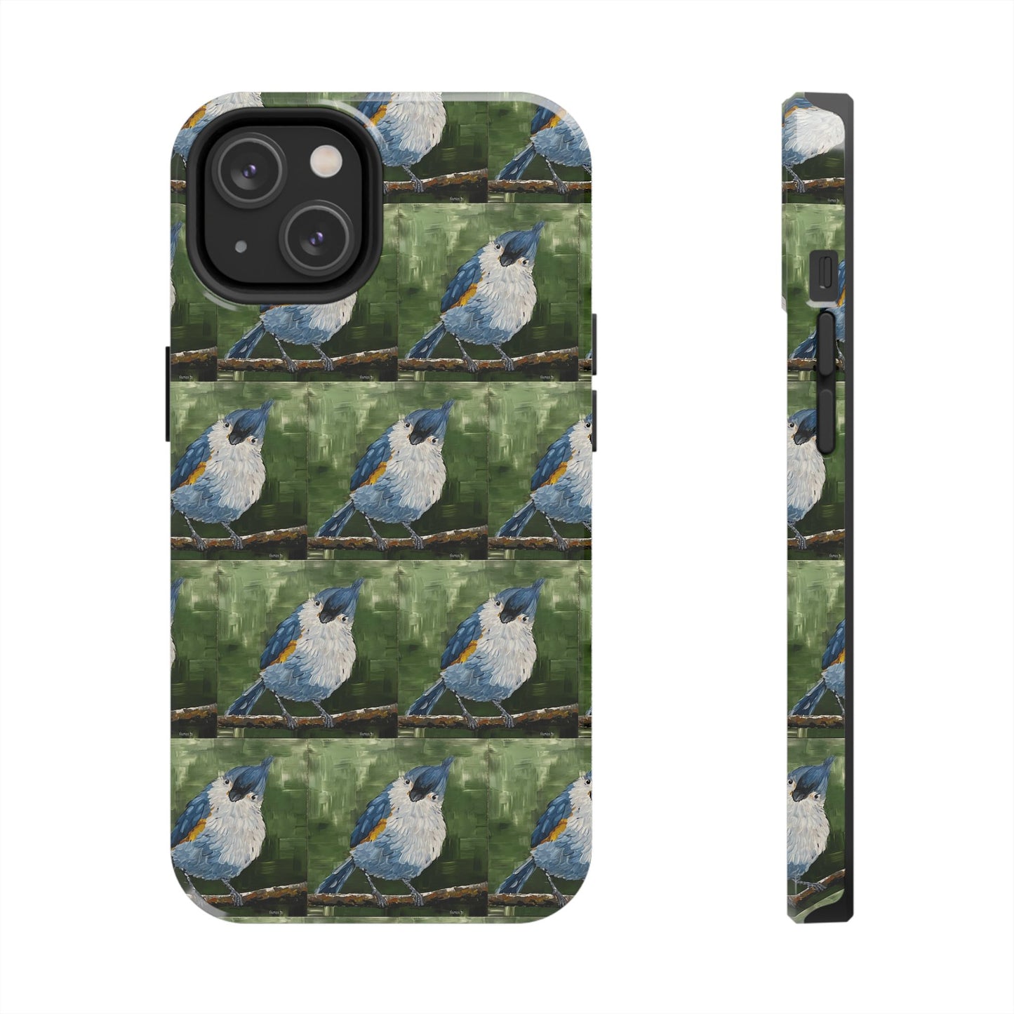 Phone Case: Titmouse Bird Tough Phone Case - BirdInspired Design
