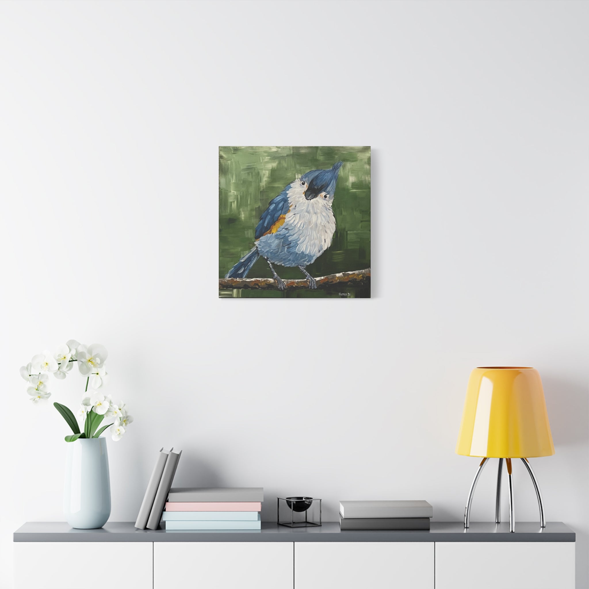 Art: Tufted Titmouse Bird Print Canvas Print