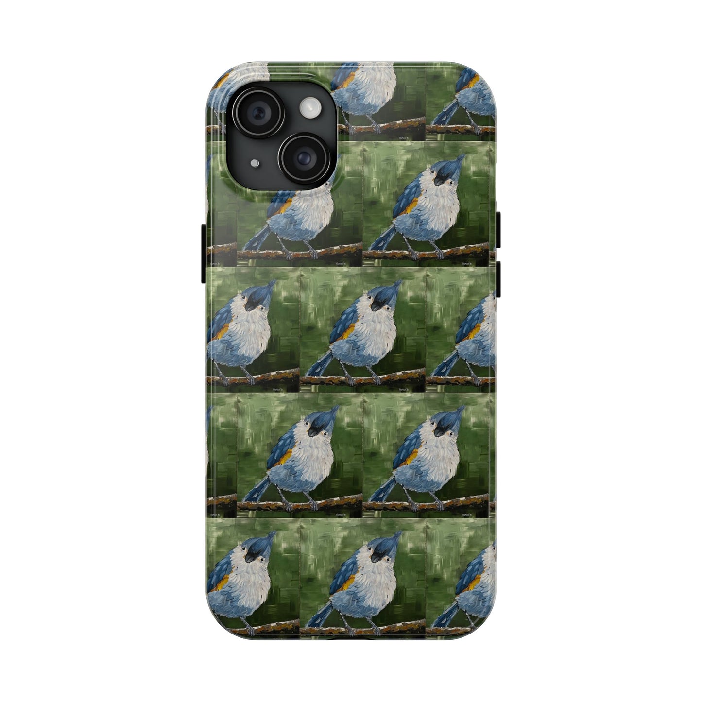 Phone Case: Titmouse Bird Tough Phone Case - BirdInspired Design