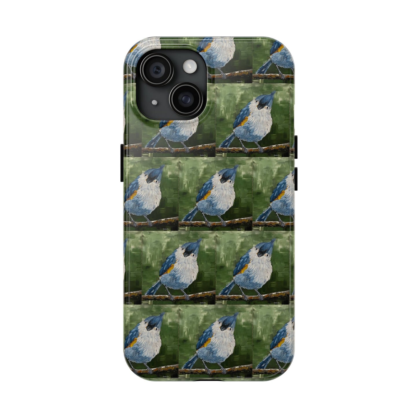 Phone Case: Titmouse Bird Tough Phone Case - BirdInspired Design