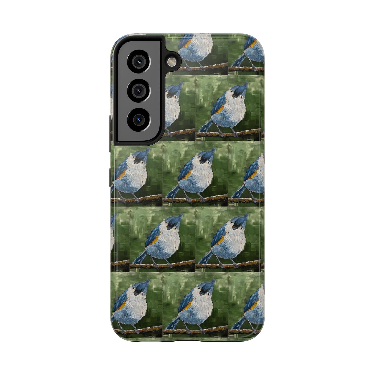 Phone Case: Titmouse Bird Tough Phone Case - BirdInspired Design