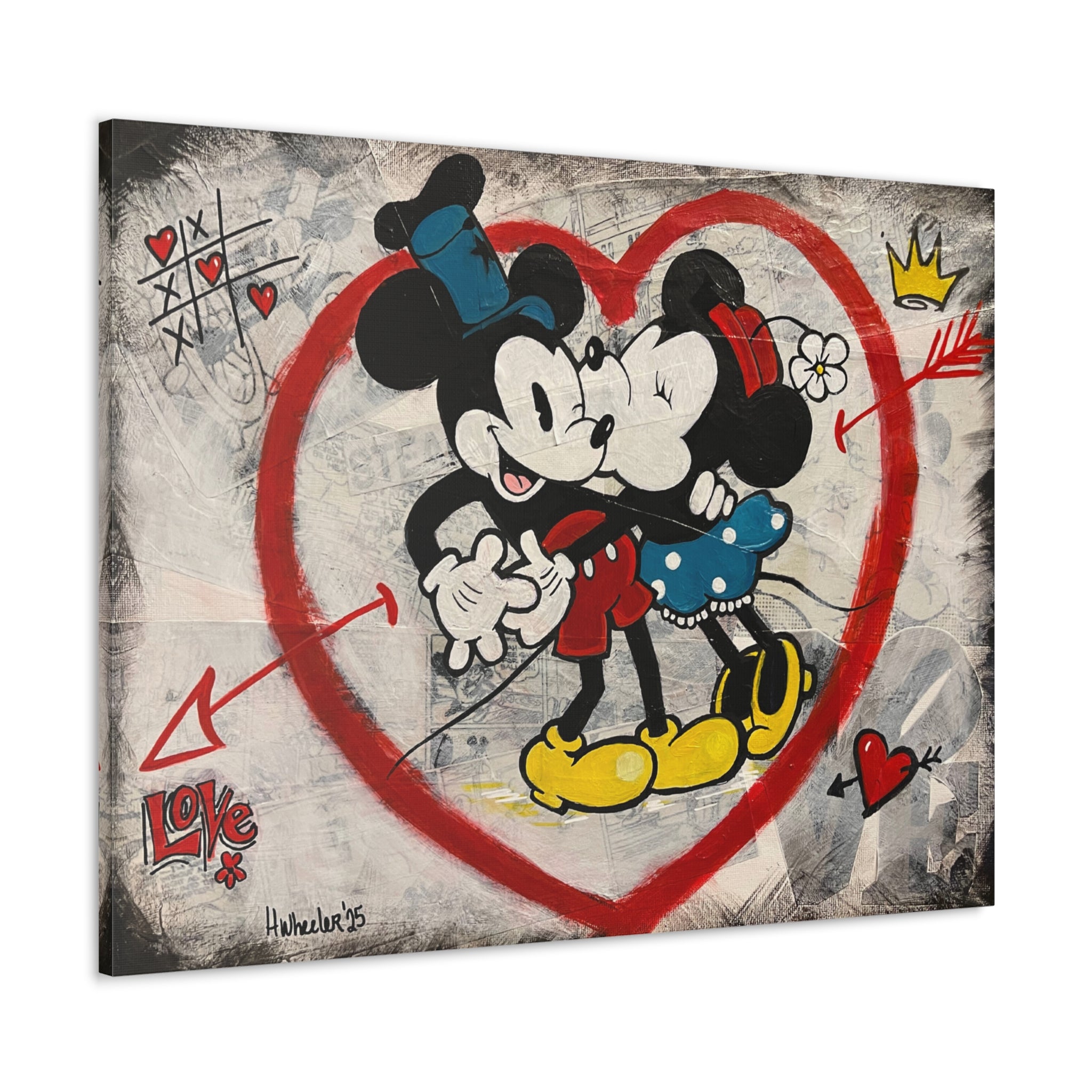 Art: Steamboat Willie Canvas Gallery Wraps