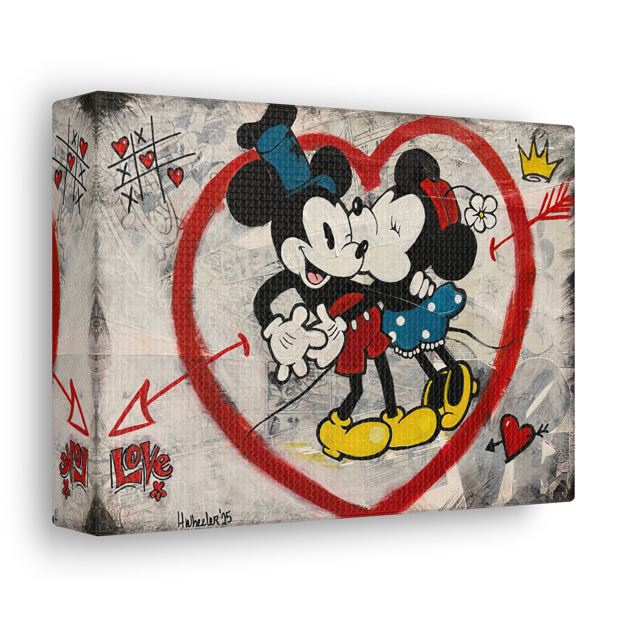 Art: Steamboat Willie Canvas Gallery Wraps