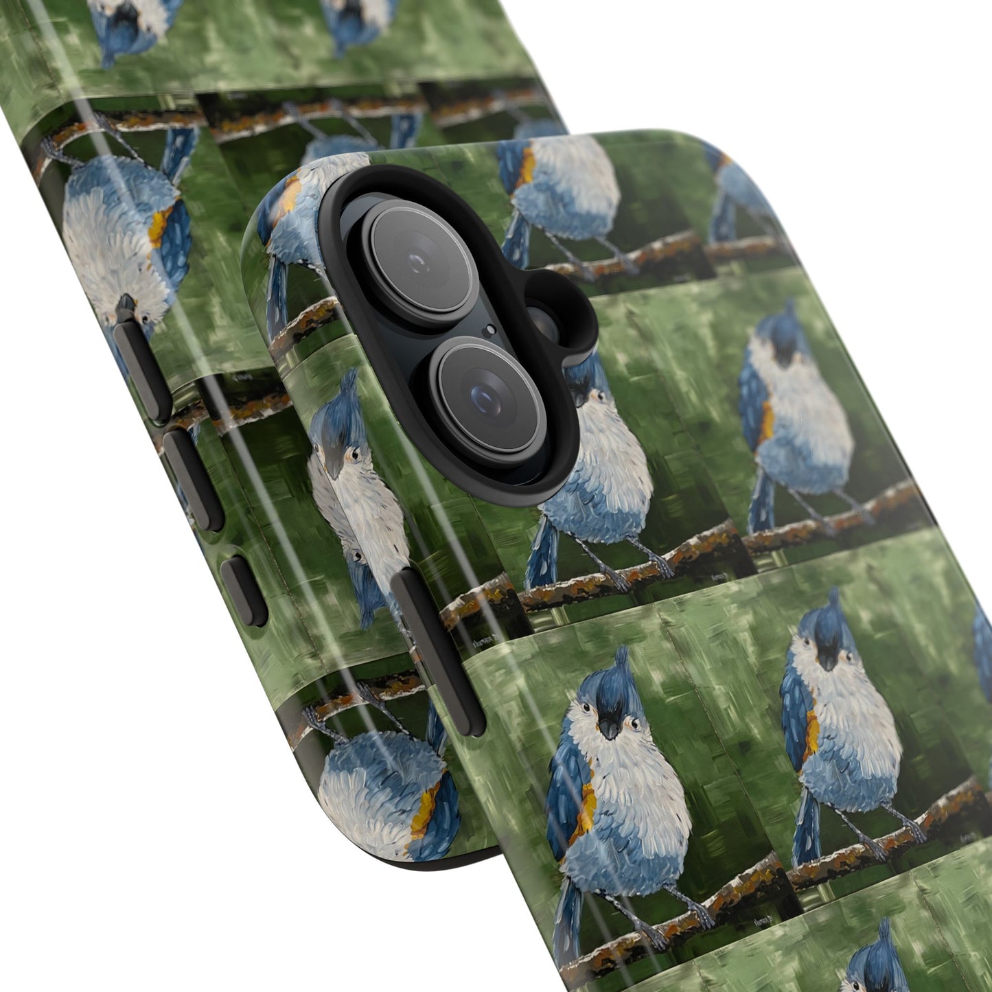 Phone Case: Titmouse Bird Tough Phone Case - BirdInspired Design
