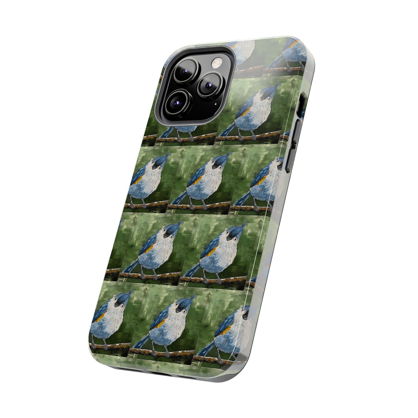 Phone Case: Titmouse Bird Tough Phone Case - BirdInspired Design