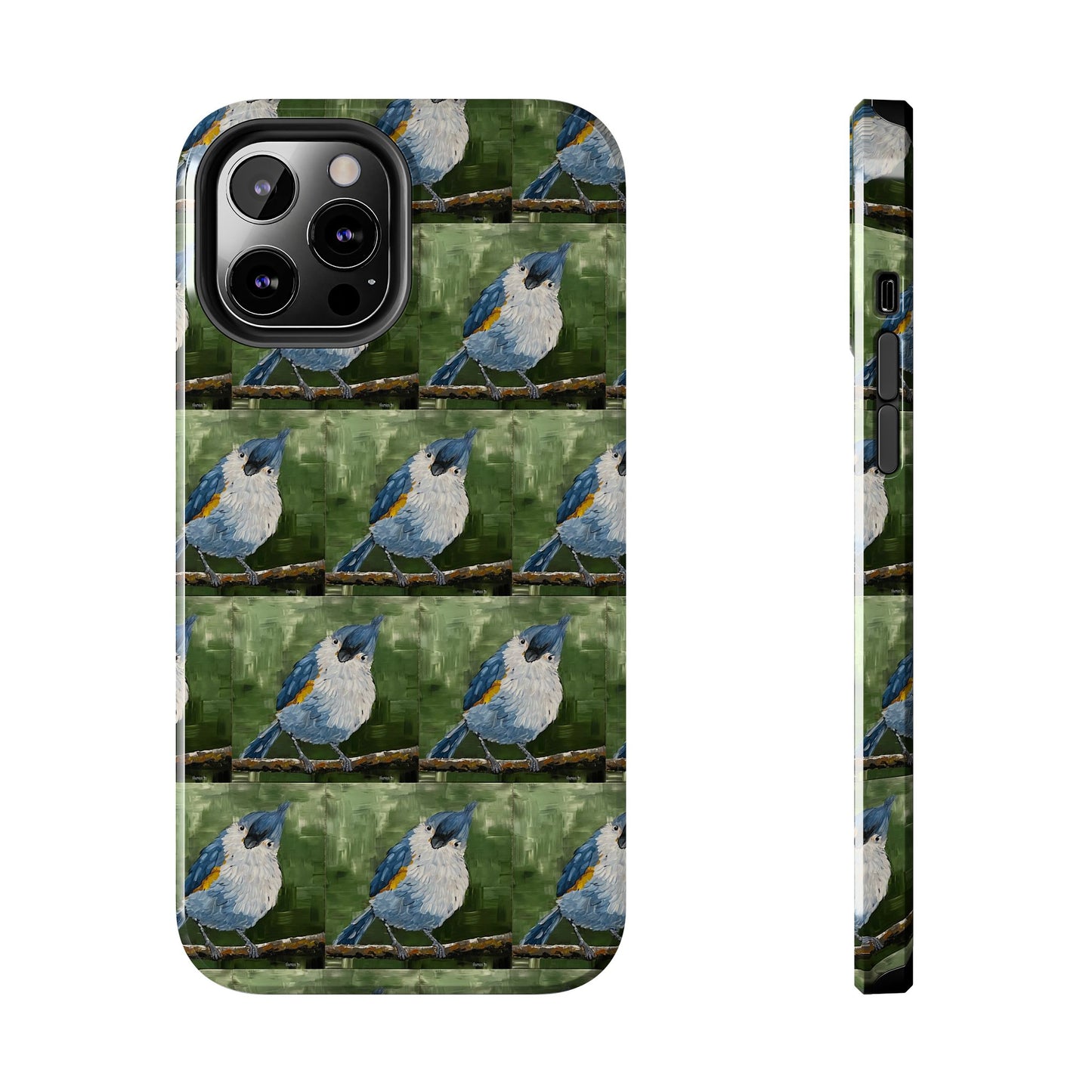 Phone Case: Titmouse Bird Tough Phone Case - BirdInspired Design