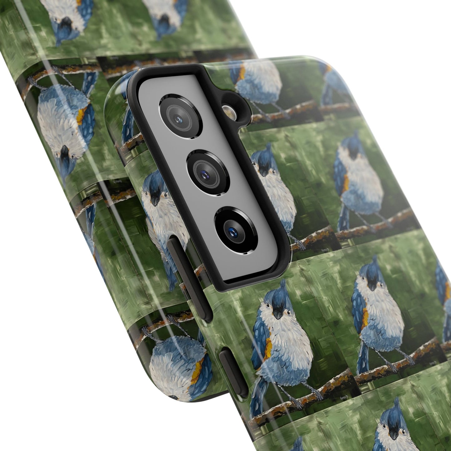 Phone Case: Titmouse Bird Tough Phone Case - BirdInspired Design