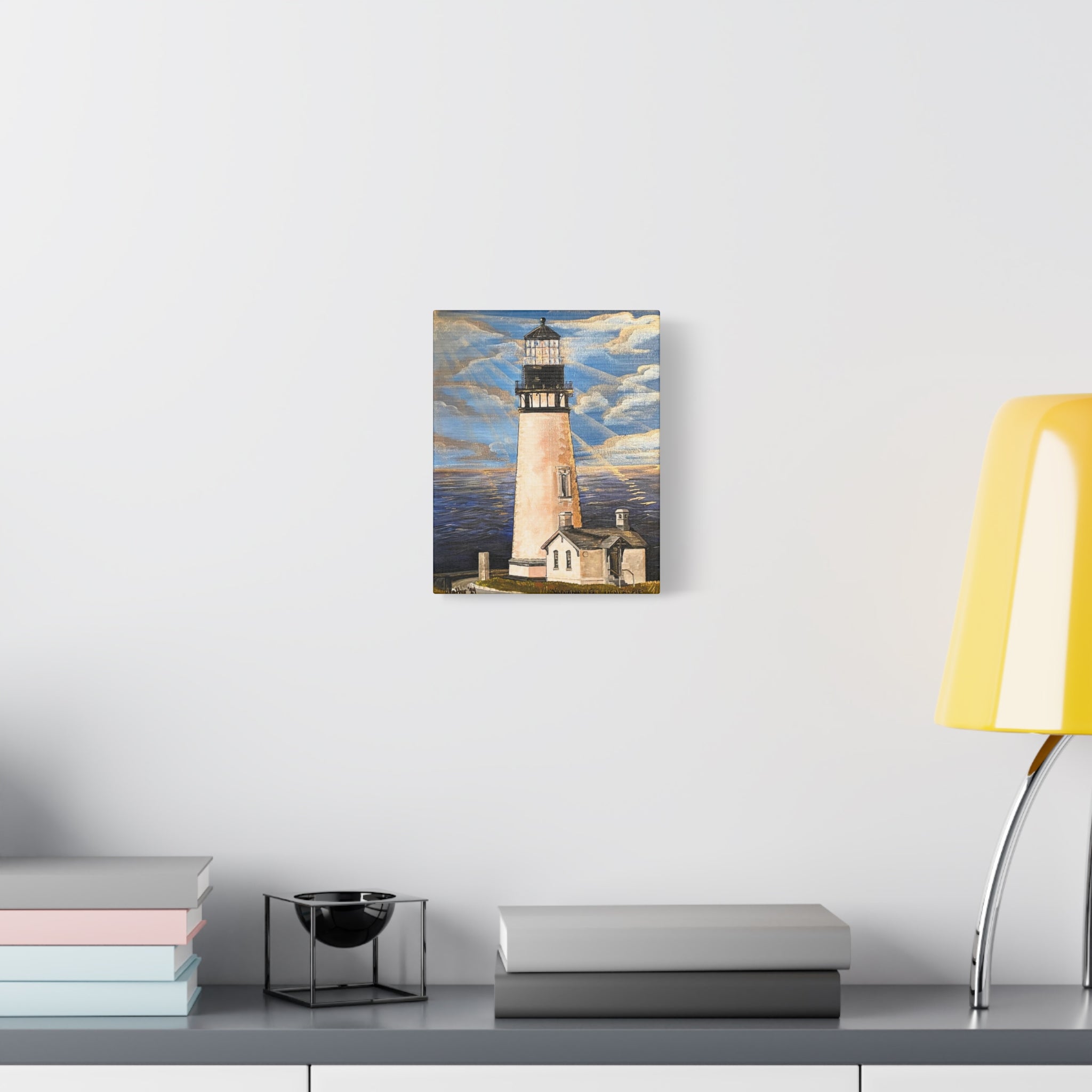Art: Yaquina Head Lighthouse Canvas Print