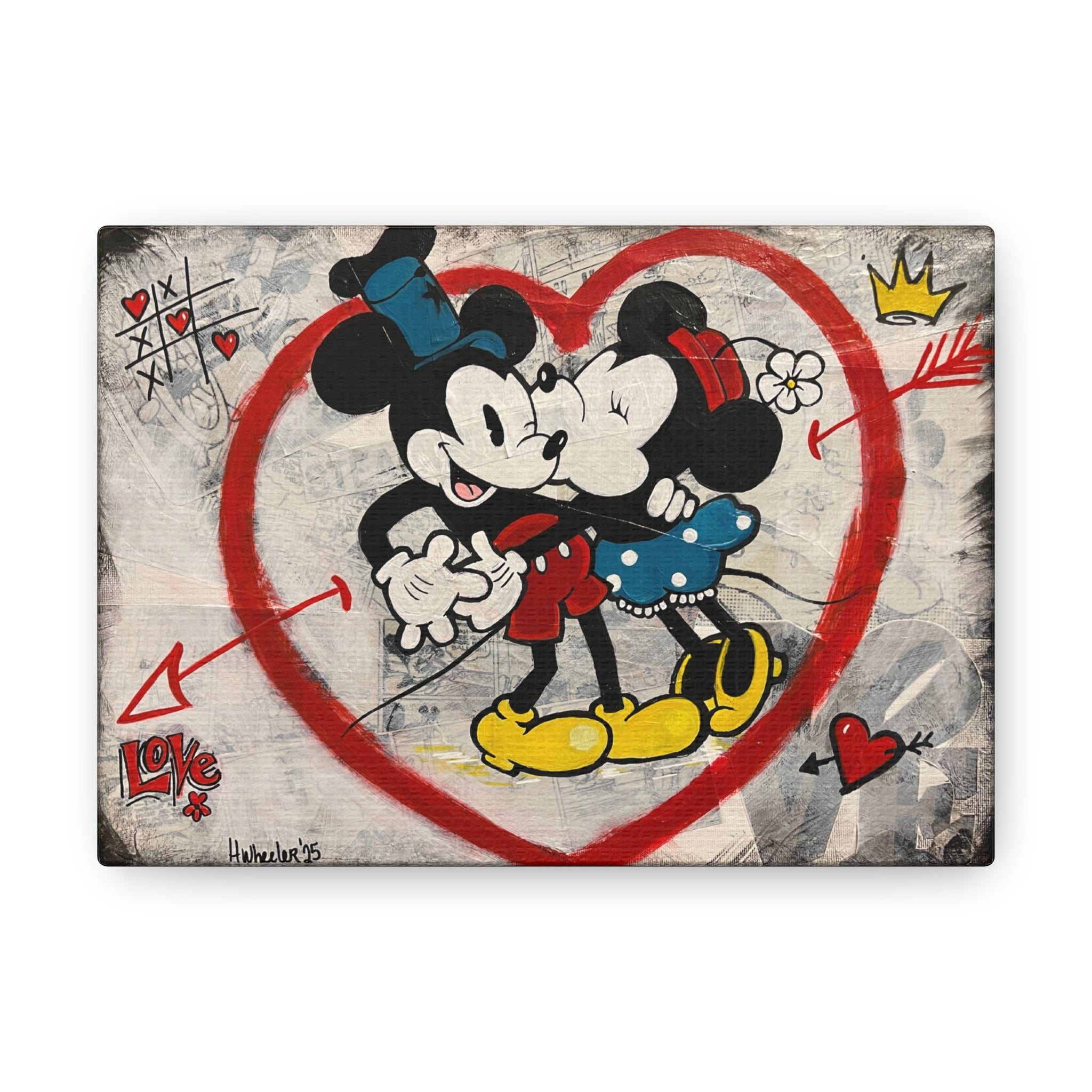 Art: Steamboat Willie Canvas Gallery Wraps
