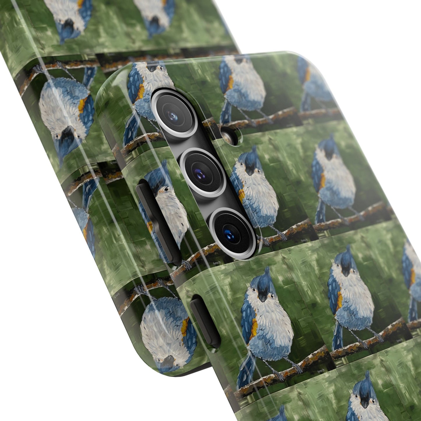 Phone Case: Titmouse Bird Tough Phone Case - BirdInspired Design