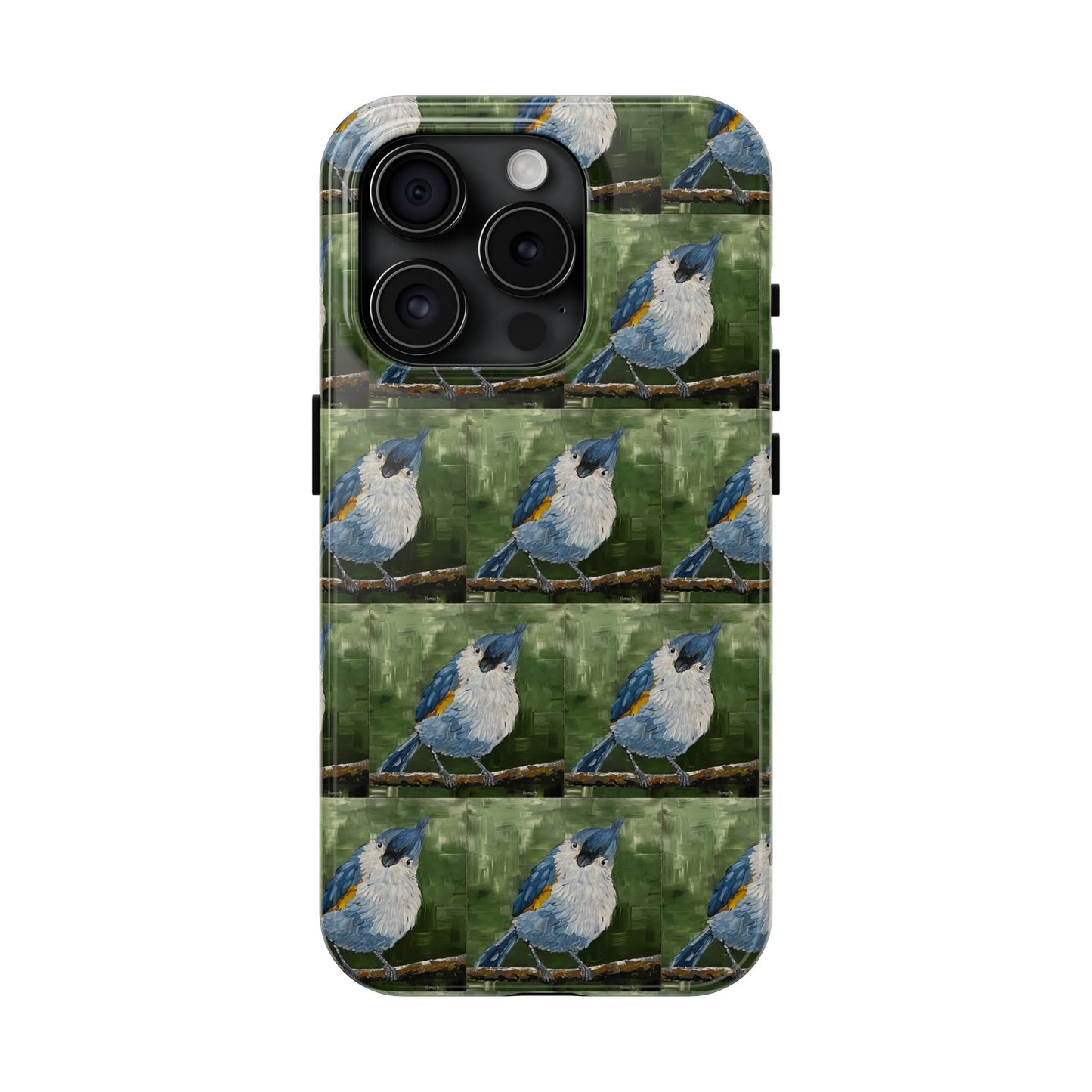Phone Case: Titmouse Bird Tough Phone Case - BirdInspired Design