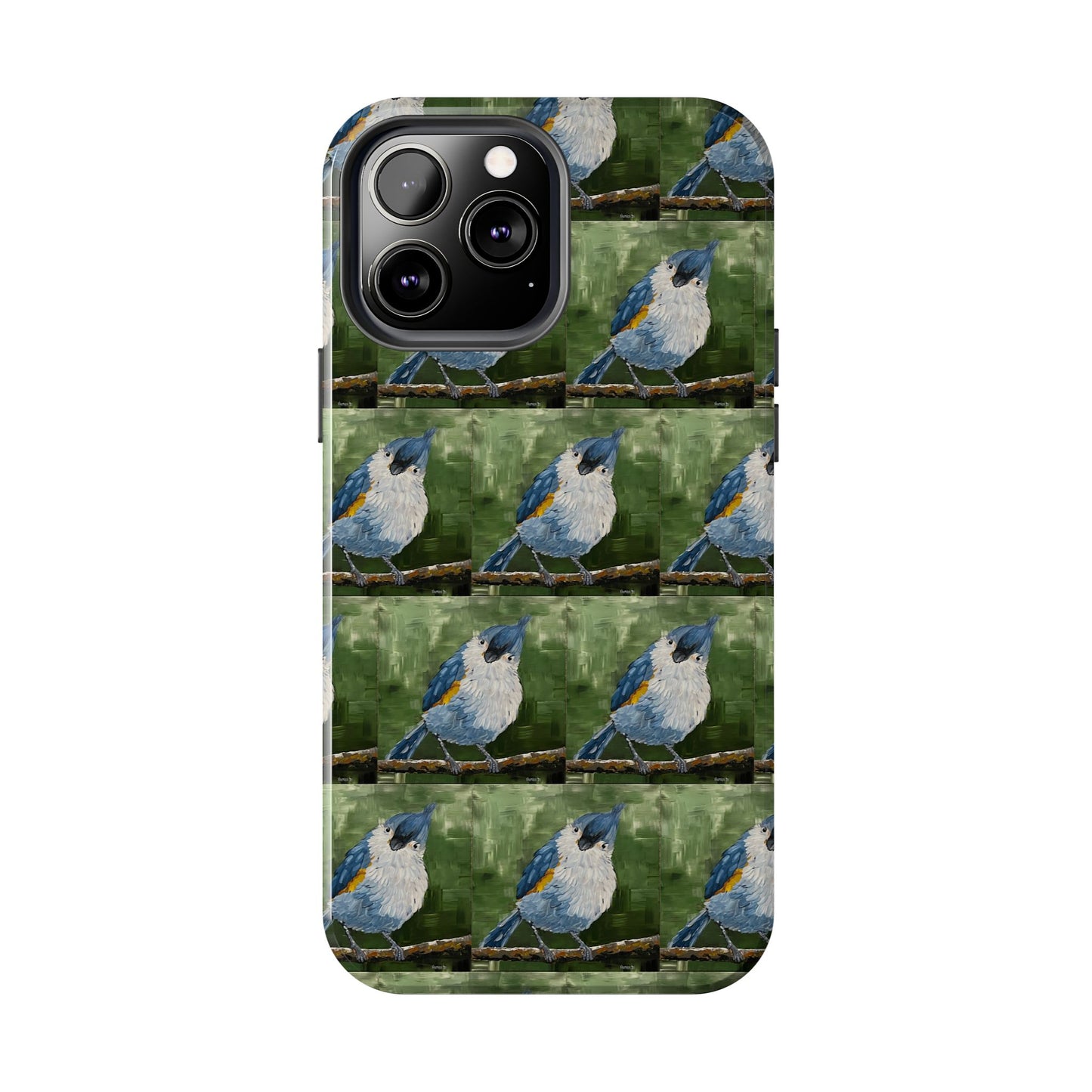Phone Case: Titmouse Bird Tough Phone Case - BirdInspired Design