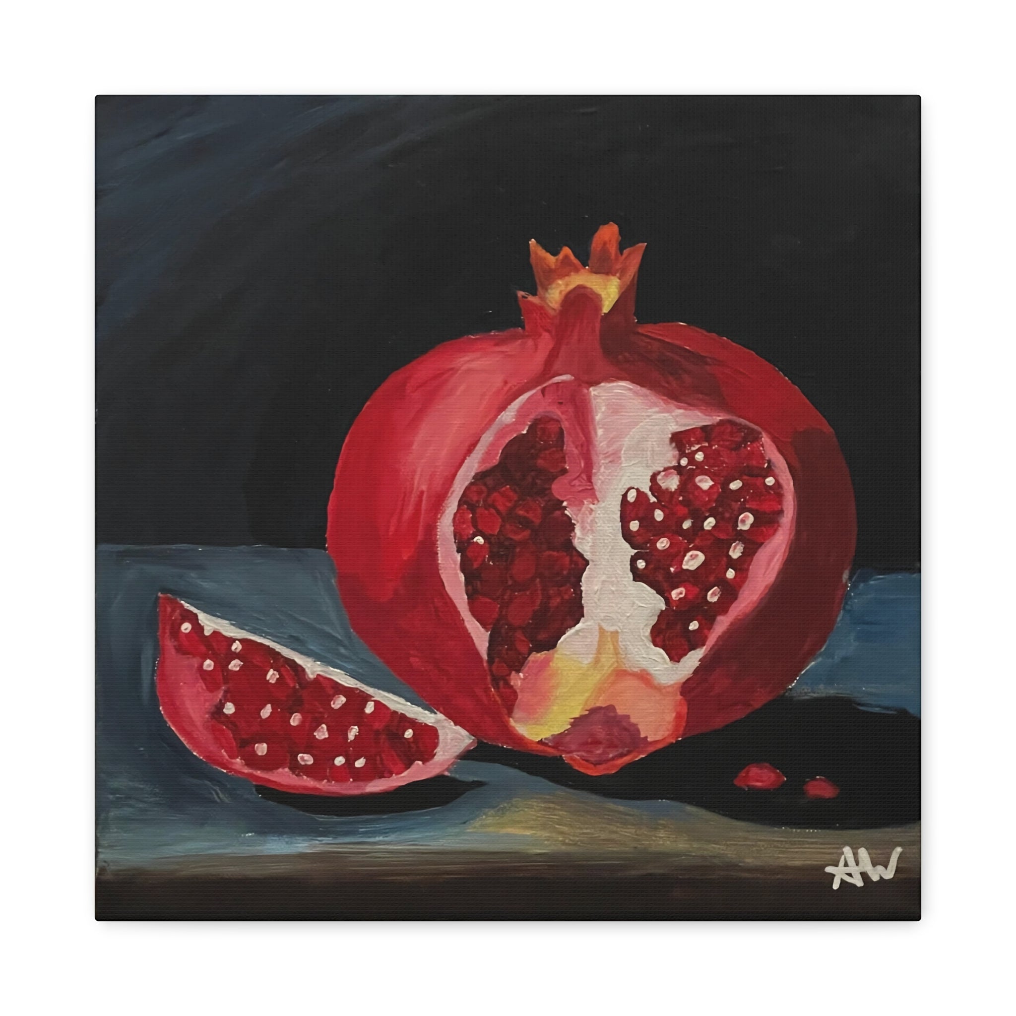 Art: Pomegranate Print by Alyssa Wheeler