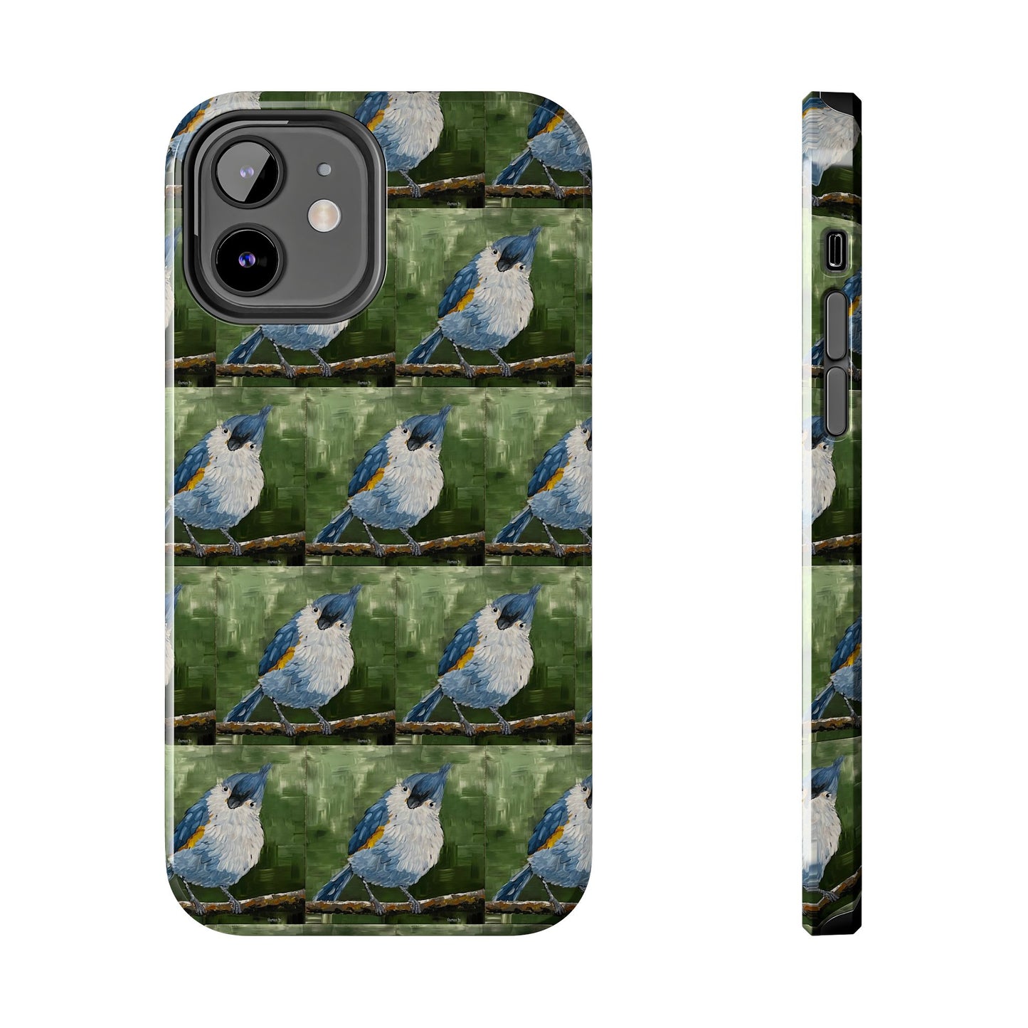 Phone Case: Titmouse Bird Tough Phone Case - BirdInspired Design