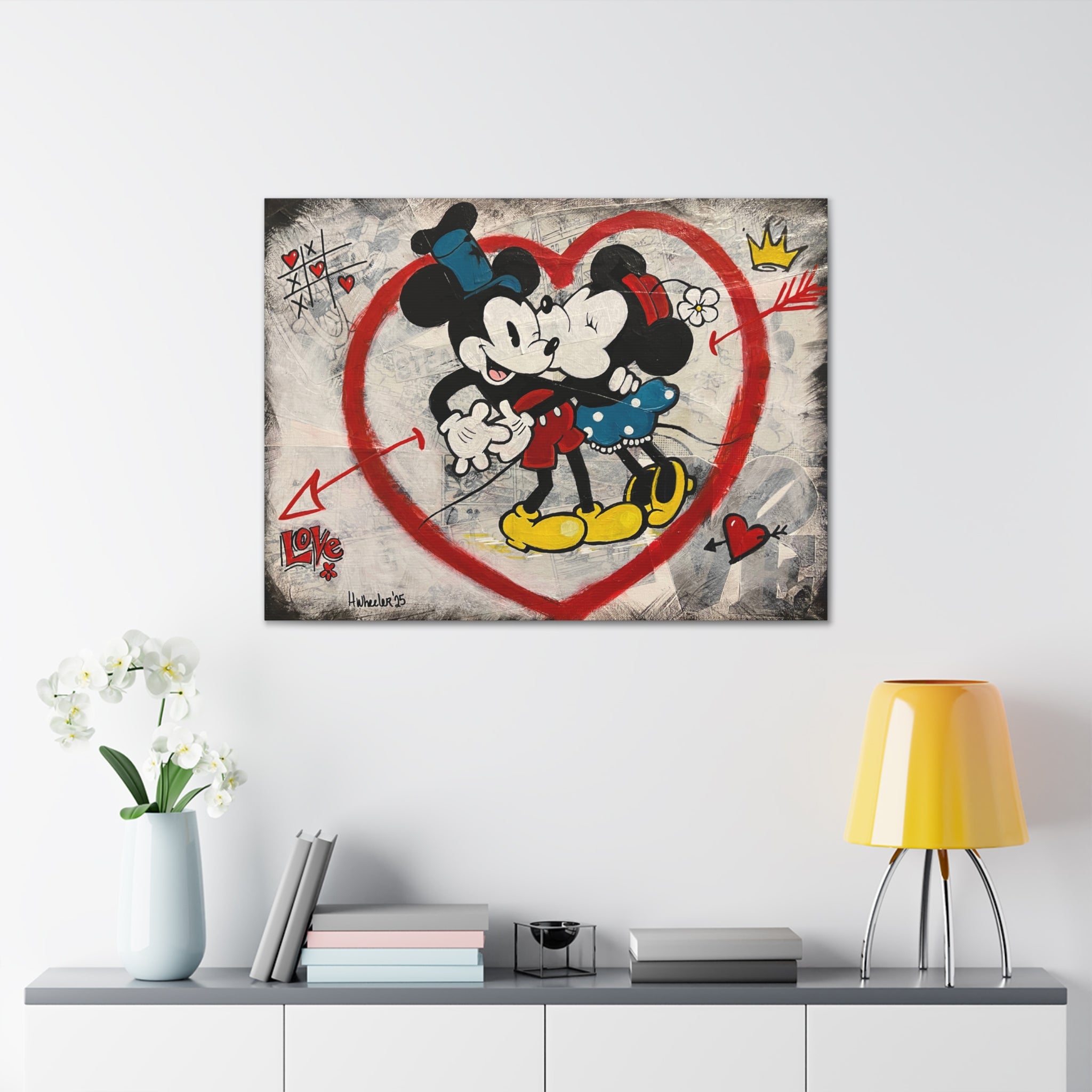 Art: Steamboat Willie Canvas Gallery Wraps