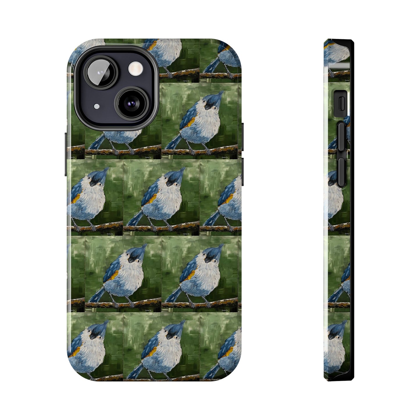 Phone Case: Titmouse Bird Tough Phone Case - BirdInspired Design