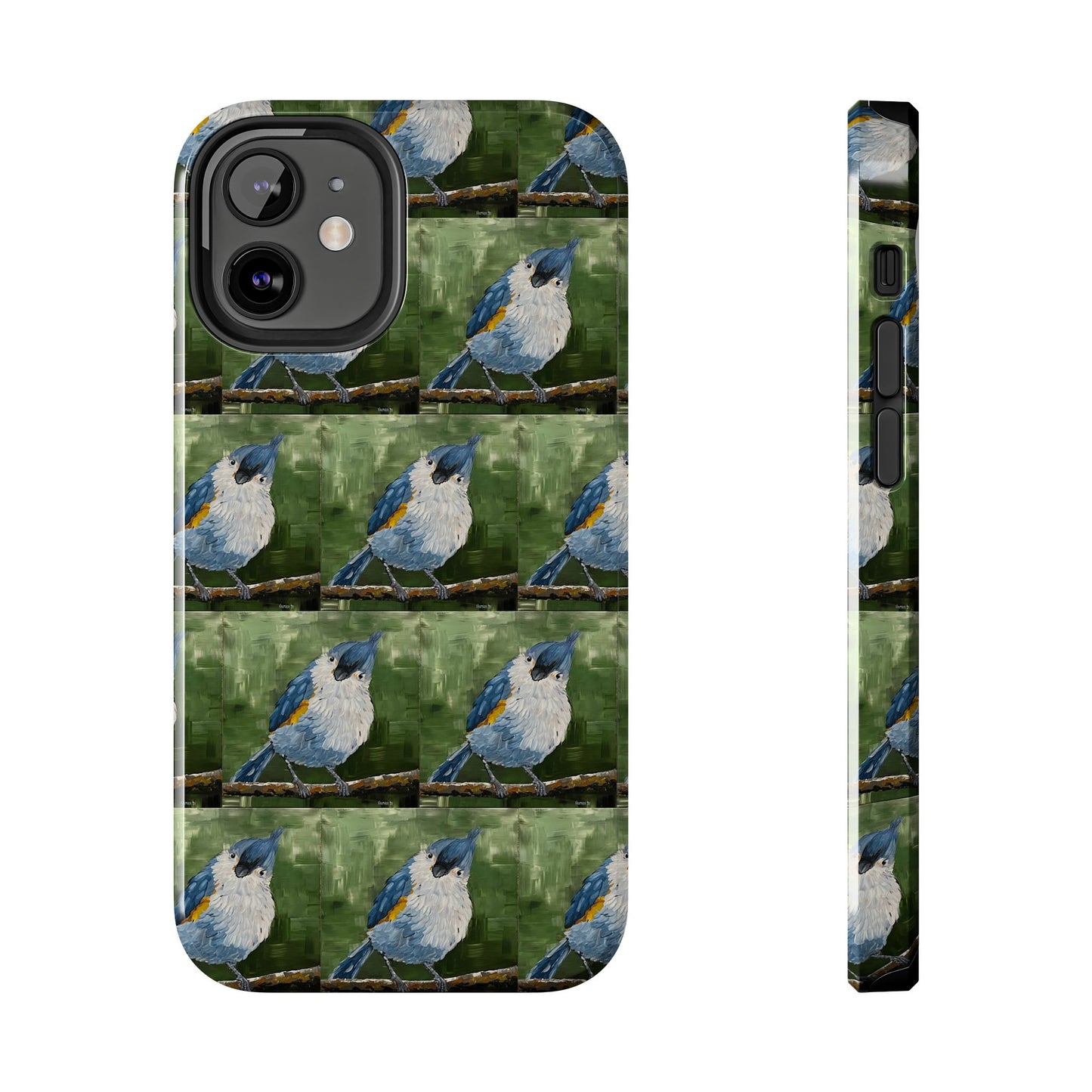 Phone Case: Titmouse Bird Tough Phone Case - BirdInspired Design