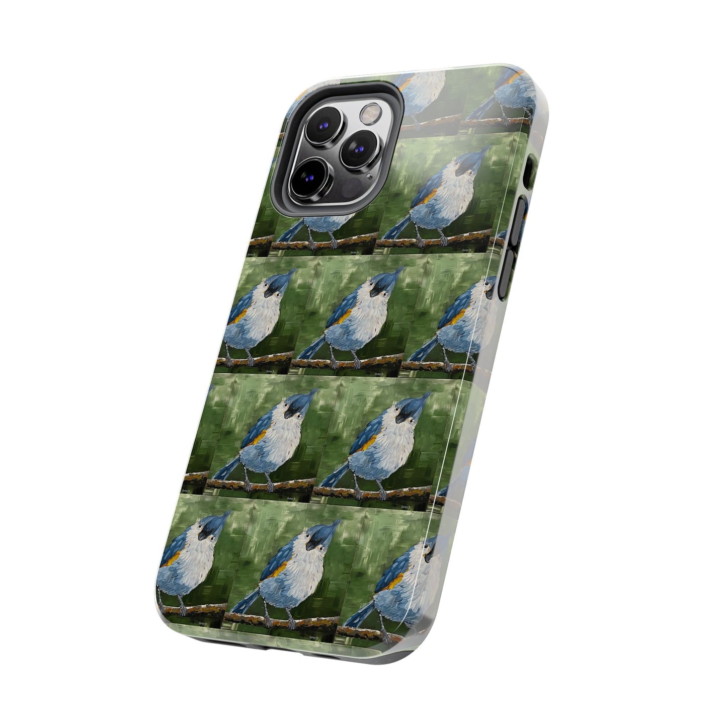 Phone Case: Titmouse Bird Tough Phone Case - BirdInspired Design