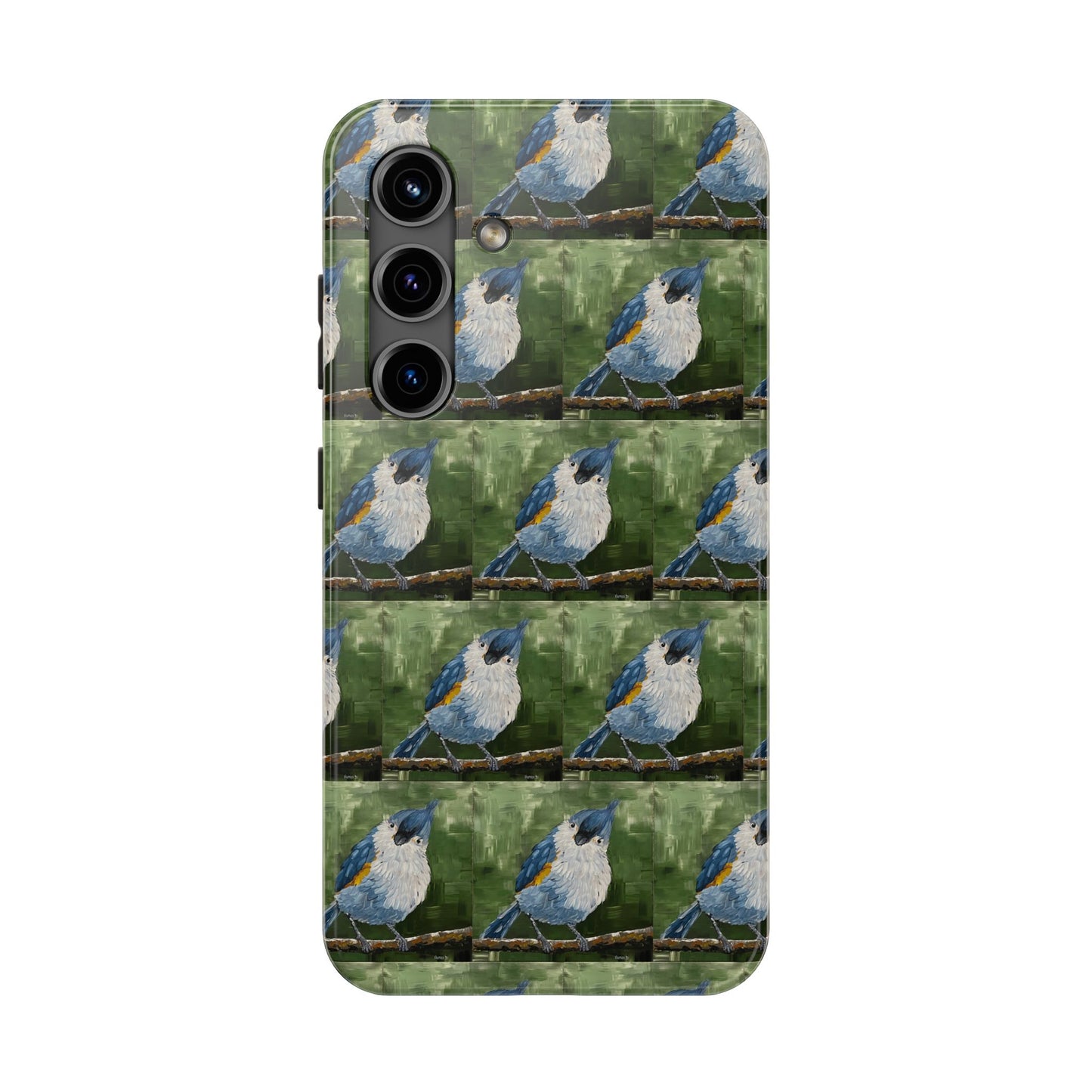 Phone Case: Titmouse Bird Tough Phone Case - BirdInspired Design
