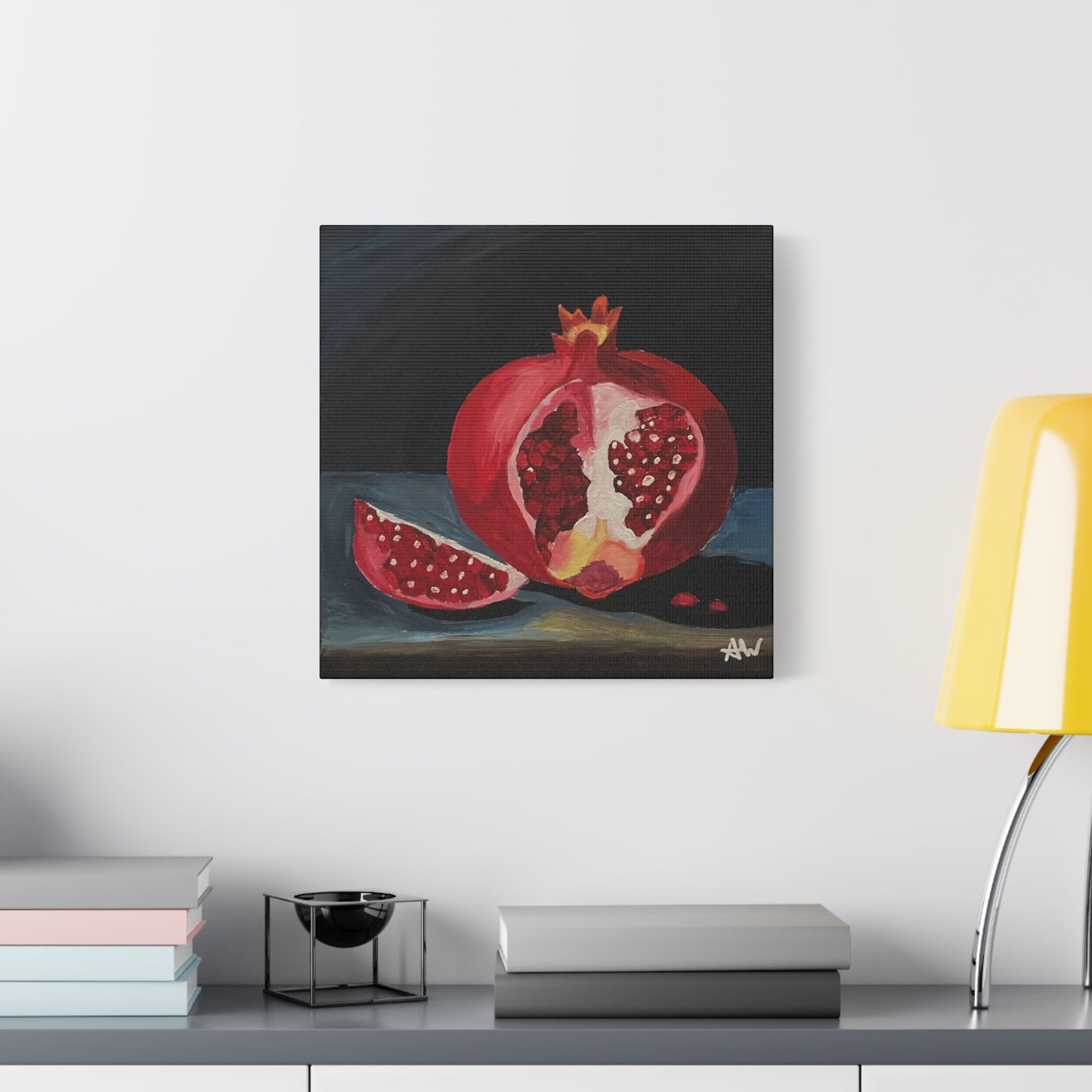 Art: Pomegranate Print by Alyssa Wheeler