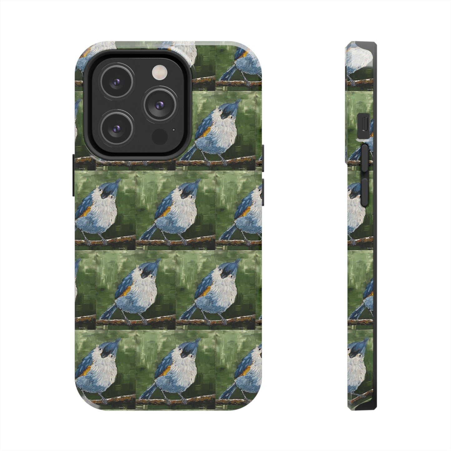 Phone Case: Titmouse Bird Tough Phone Case - BirdInspired Design