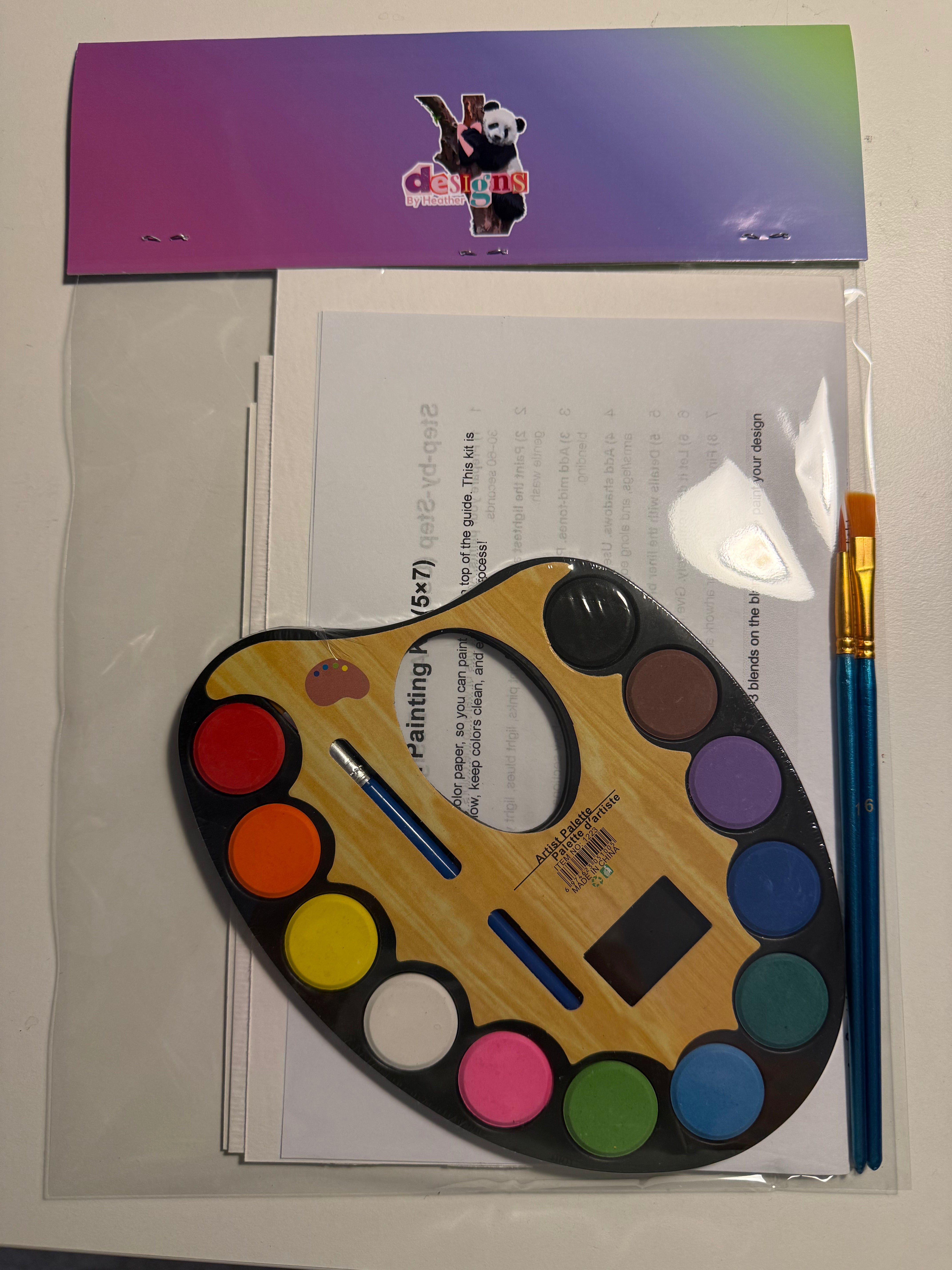 DIY Watercolor Painting Kit Unicorns