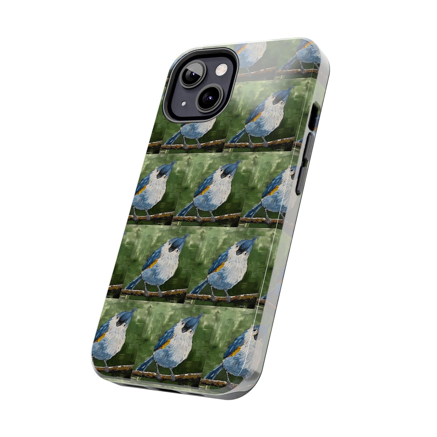 Phone Case: Titmouse Bird Tough Phone Case - BirdInspired Design