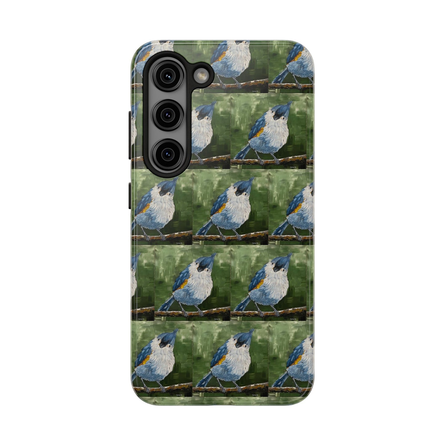 Phone Case: Titmouse Bird Tough Phone Case - BirdInspired Design