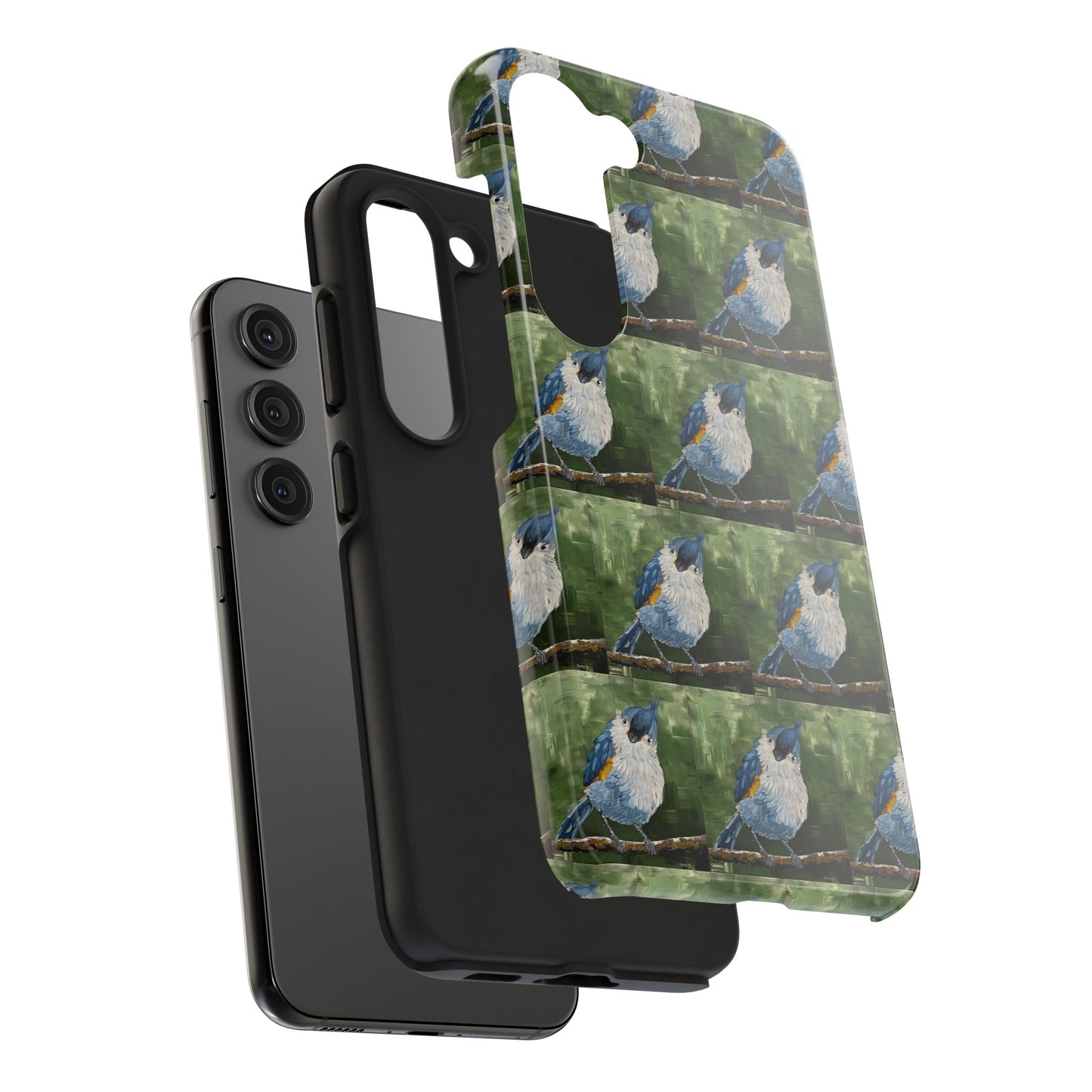 Phone Case: Titmouse Bird Tough Phone Case - BirdInspired Design
