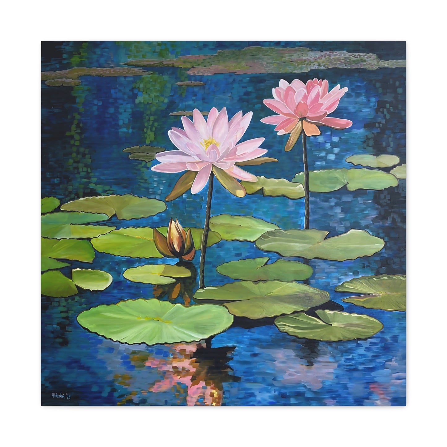 Art: Lotus Flower Canvas Print