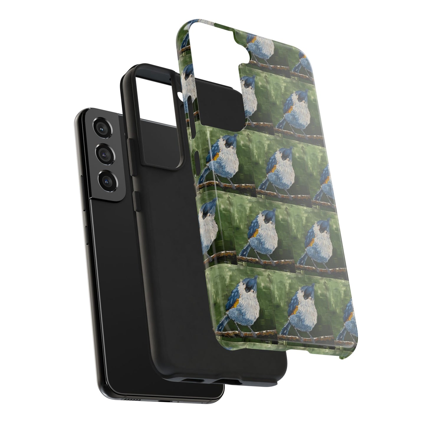 Phone Case: Titmouse Bird Tough Phone Case - BirdInspired Design