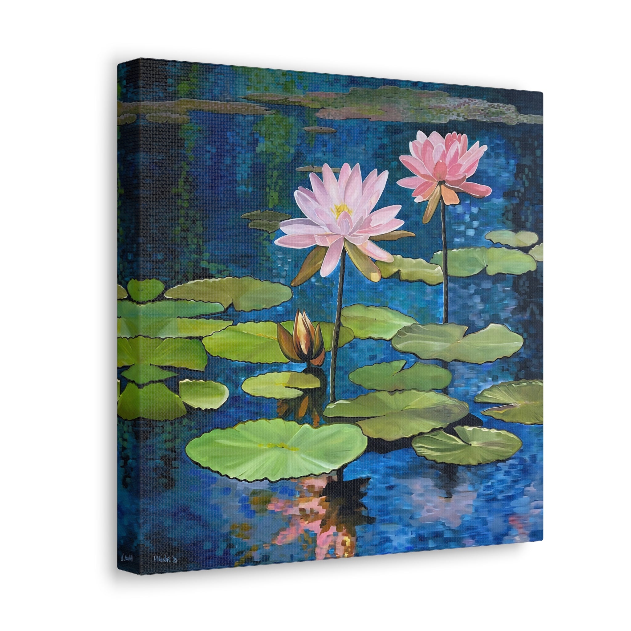 Art: Lotus Flower Canvas Print