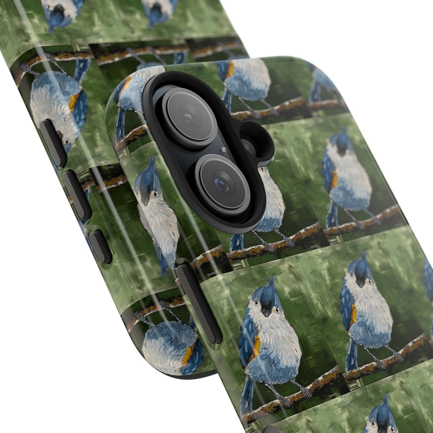 Phone Case: Titmouse Bird Tough Phone Case - BirdInspired Design