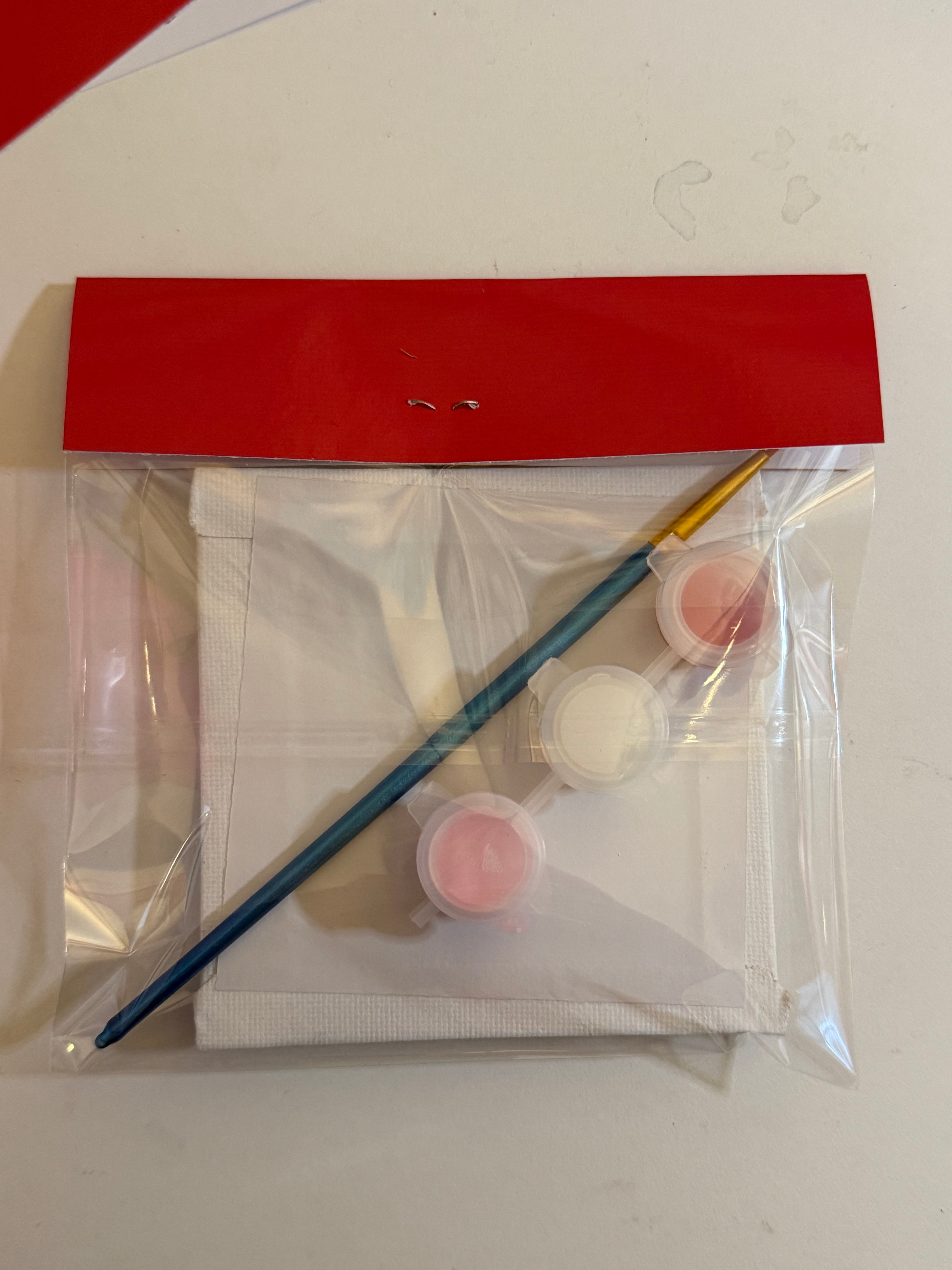 DIY Canvas Painting Kit MINI Heart Bear