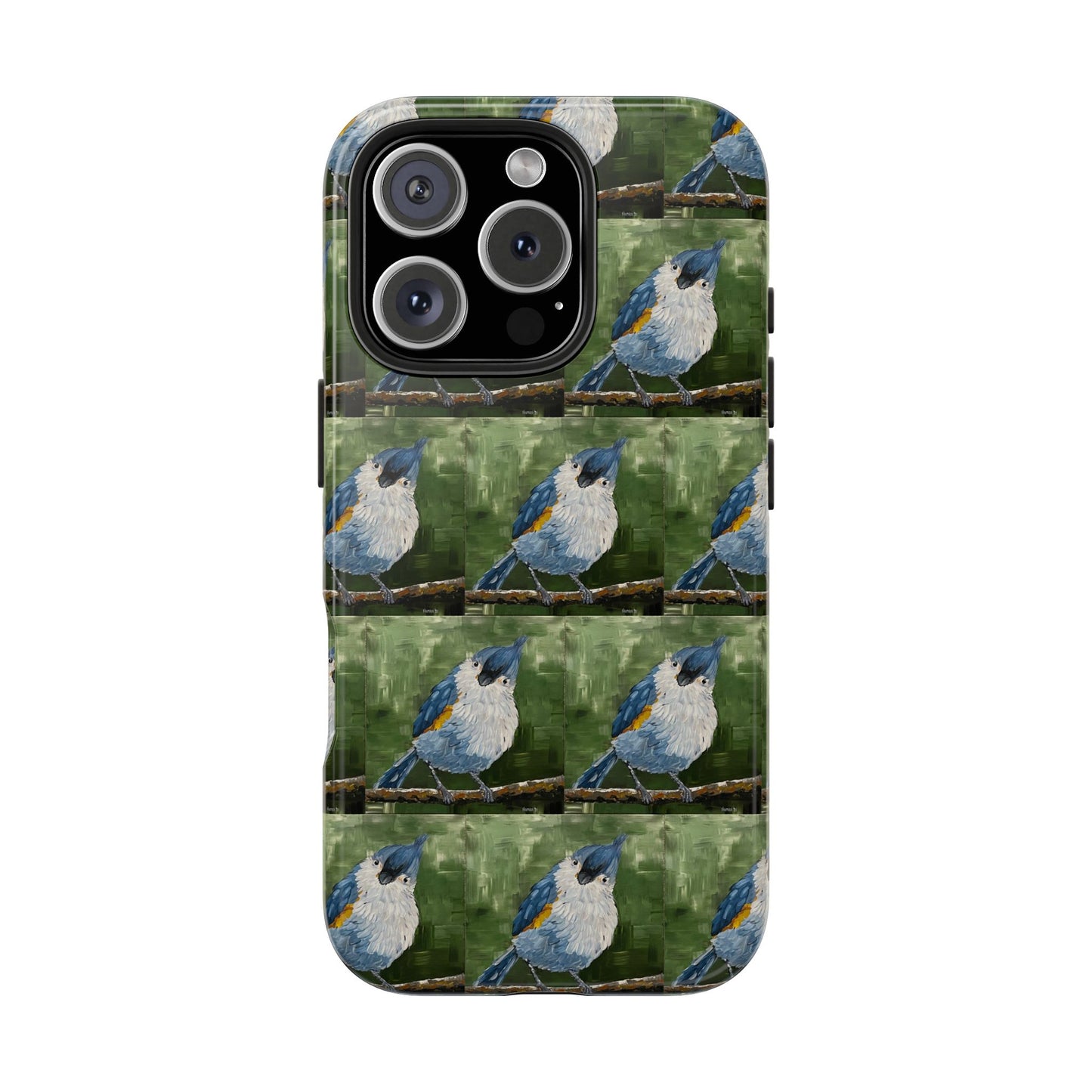 Phone Case: Titmouse Bird Tough Phone Case - BirdInspired Design