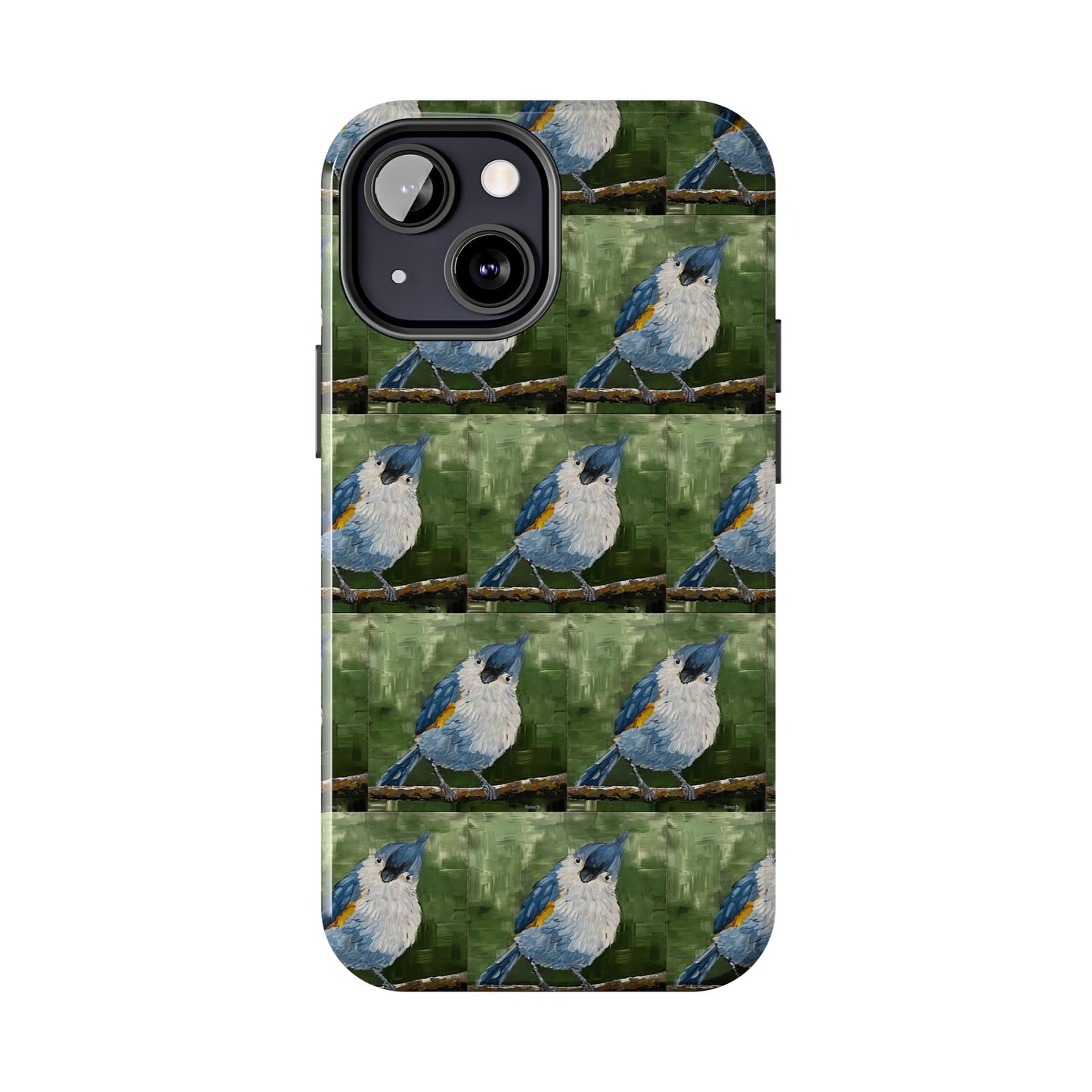 Phone Case: Titmouse Bird Tough Phone Case - BirdInspired Design