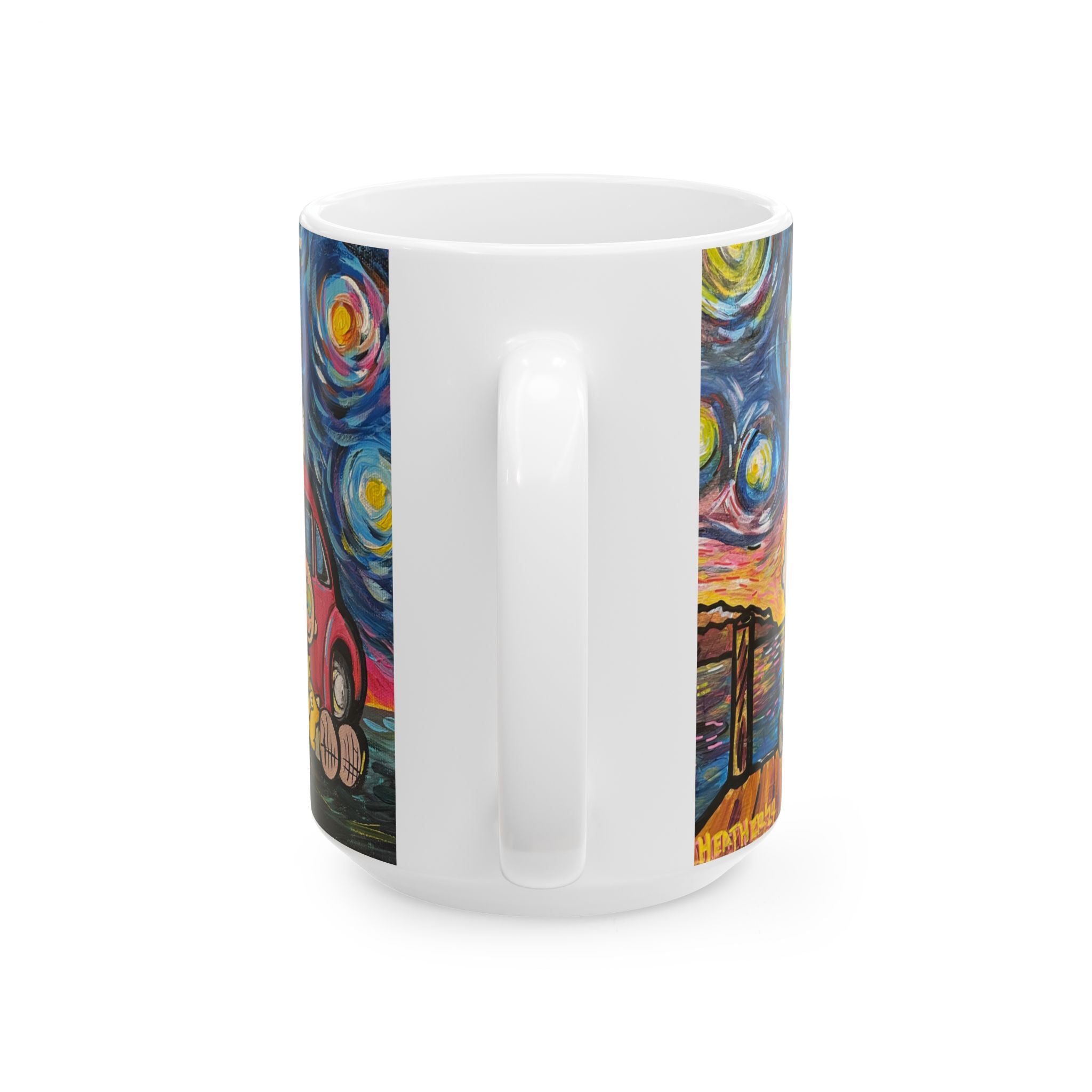 Mug: Starry Night 2 Pics Ceramic Mug, (11oz, 15oz)