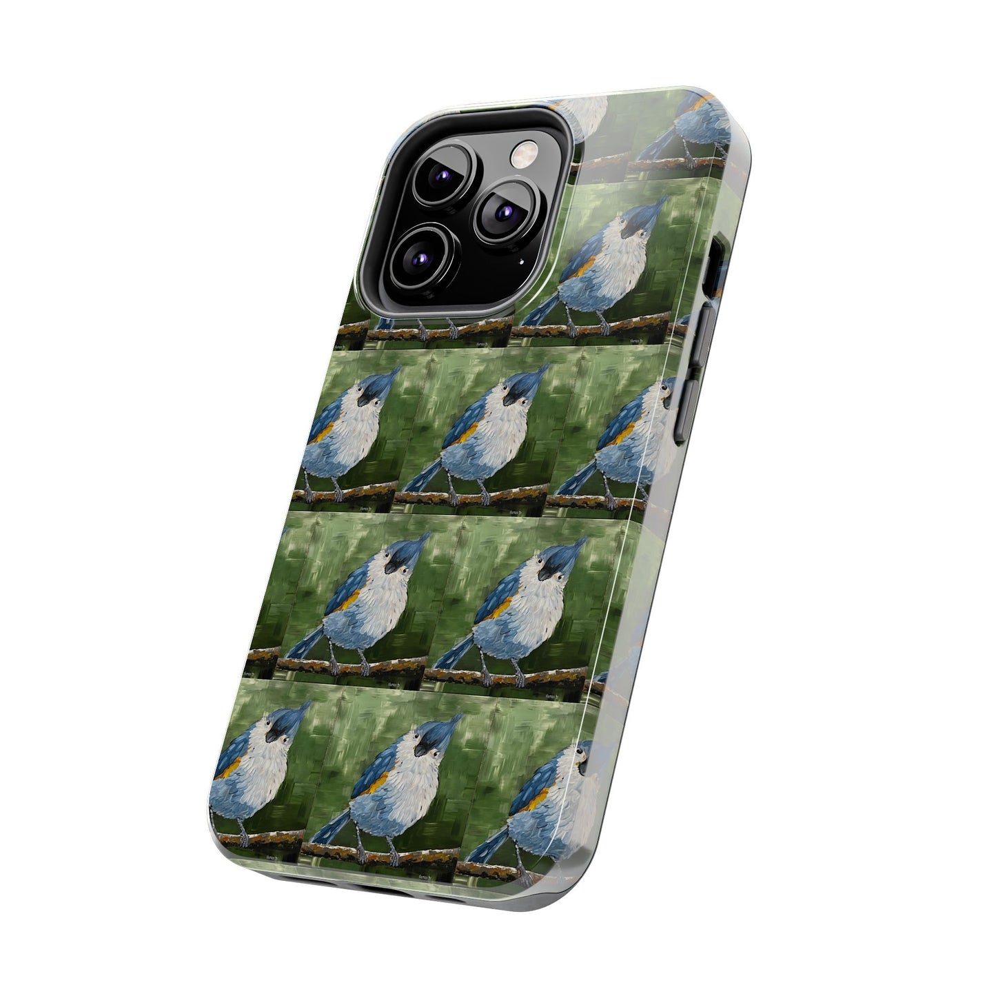 Phone Case: Titmouse Bird Tough Phone Case - BirdInspired Design